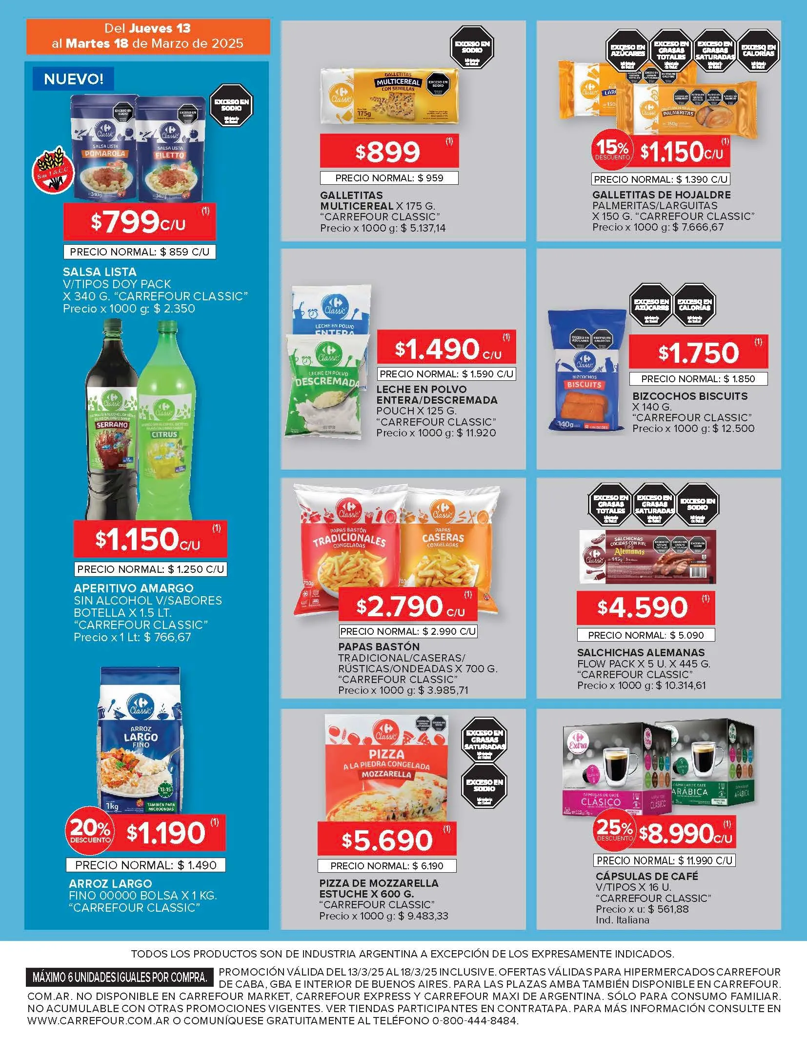 Ofertas de Carrefour Ofertas y descuentos 13 de marzo al 18 de marzo 2025 - Página 9 del catálogo