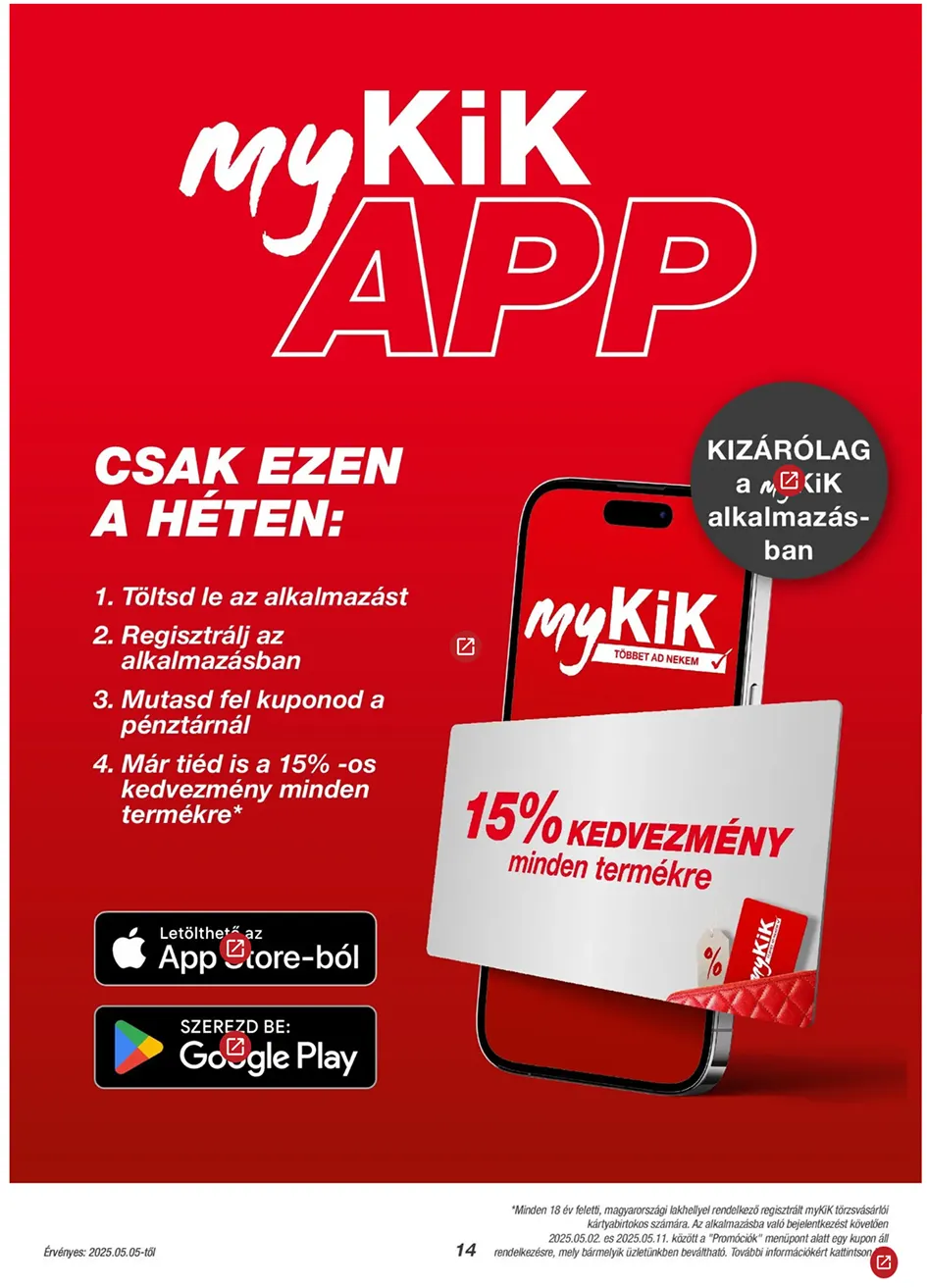 Katalógus A hét ajánlatai május 26.-tól június 9.-ig 2025. - Oldal 14
