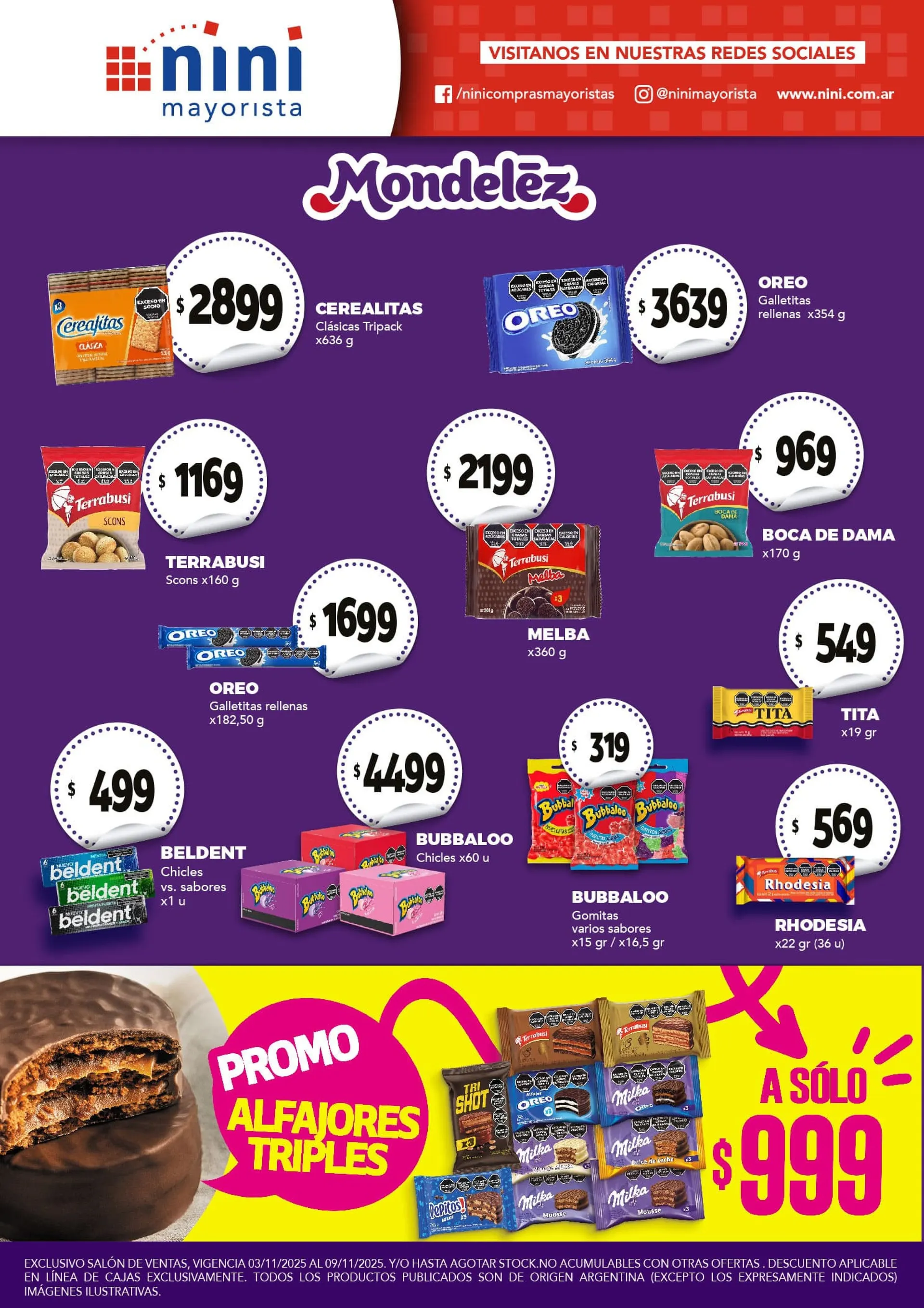 Ofertas de Ofertas Nini Mayorista 3 de noviembre al 9 de noviembre 2025 - Página 33 del catálogo