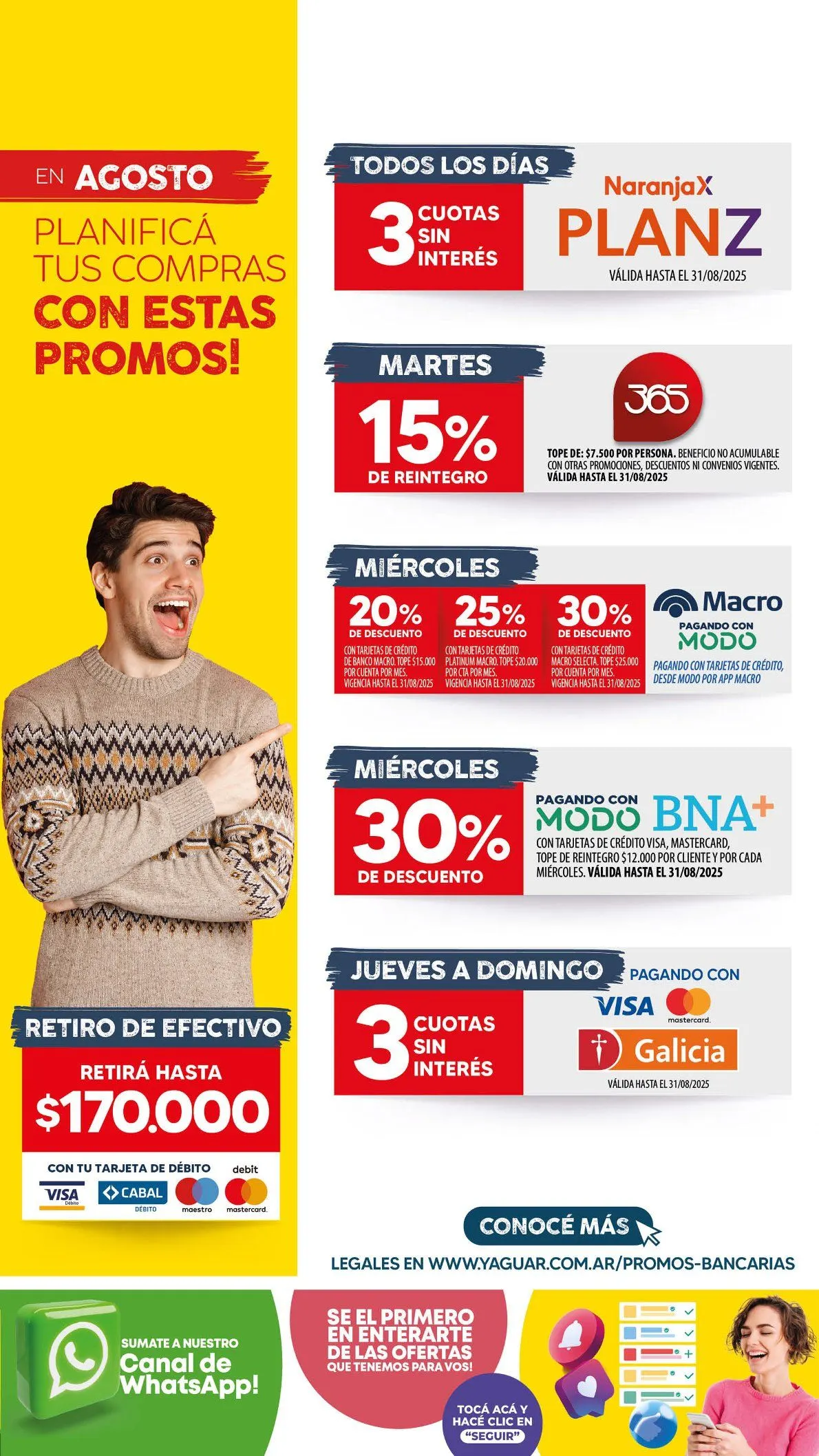 Ofertas de Ofertas Yaguar  4 de agosto al 10 de agosto 2025 - Página 39 del catálogo