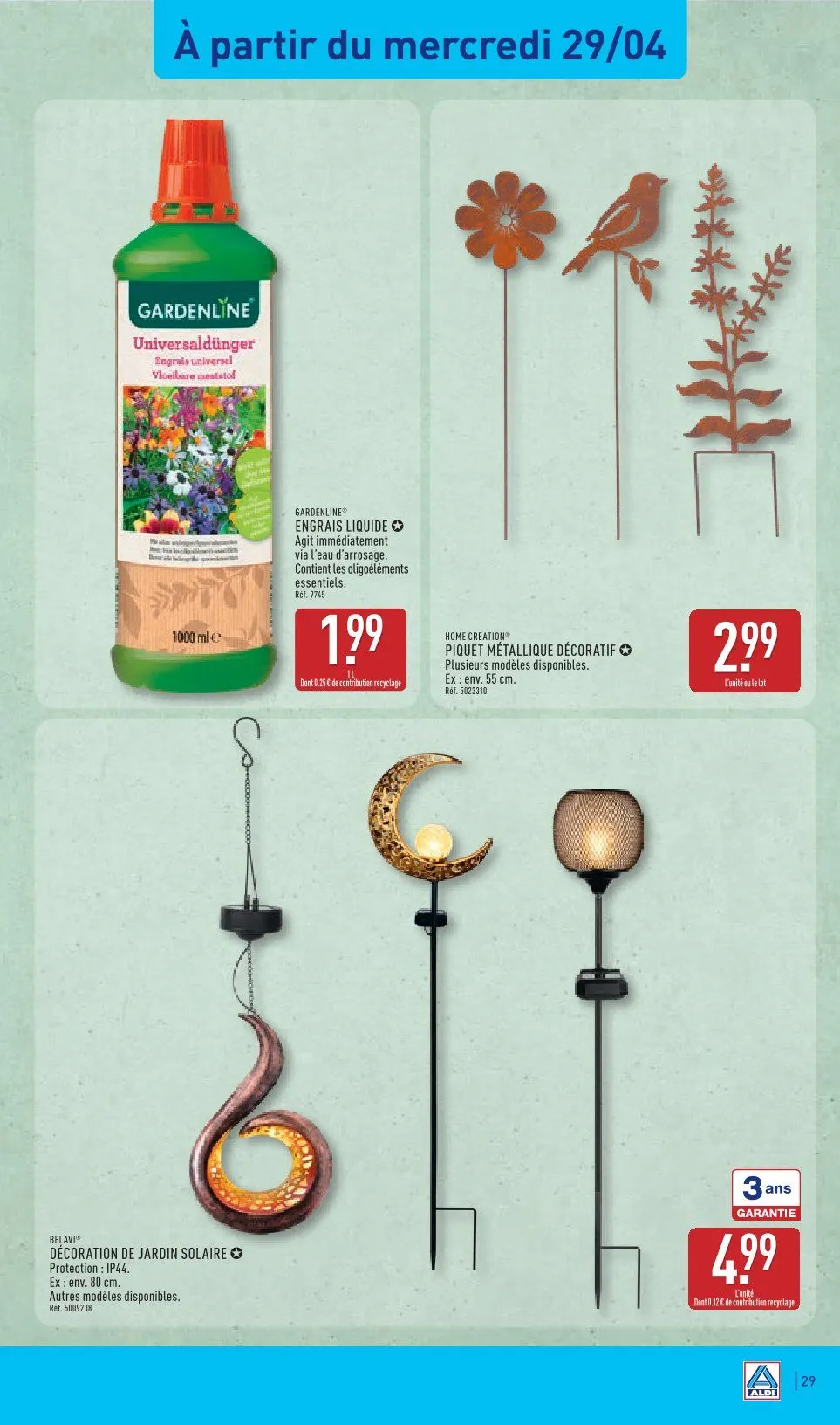  ALDI Catalogue du 29 avril au 4 mai 2026 - Catalogue page 33