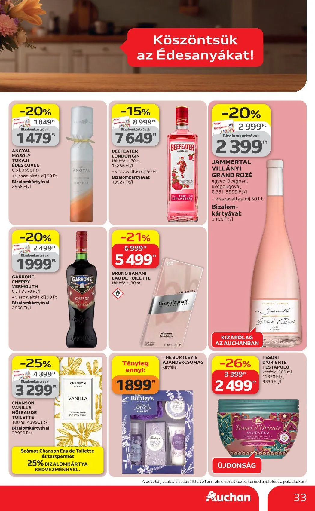 Katalógus  Auchan április 23.-tól április 29.-ig 2026. - Oldal 33