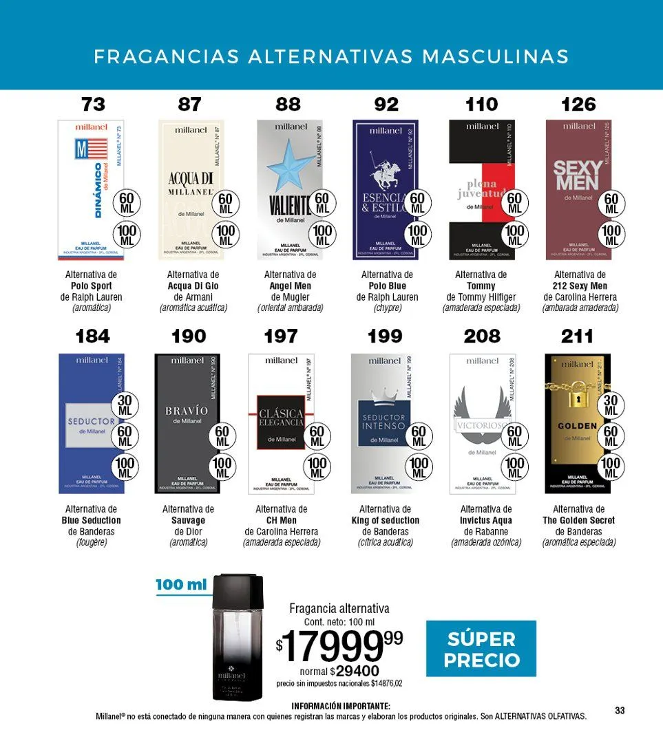Ofertas de Ofertas Millanel  26 de mayo al 21 de junio 2026 - Página 33 del catálogo