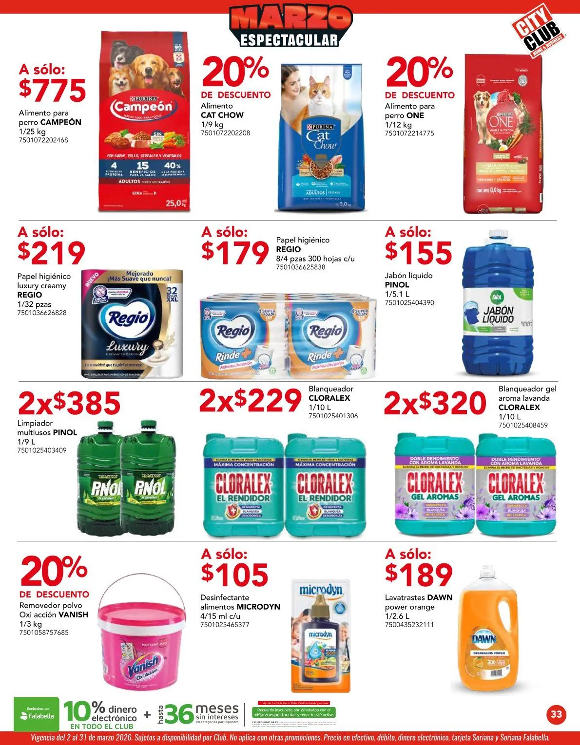 Catálogo de Ofertas  City Club 2 de marzo al 31 de marzo 2026 - Pagina 33