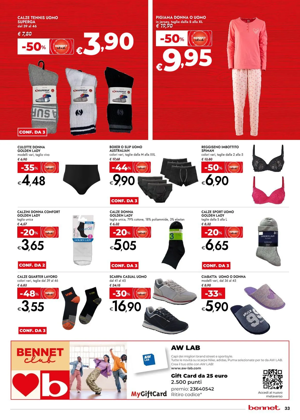 Volantini bennet da 29 gennaio a 11 febbraio di 2026 - Pagina del volantino 33