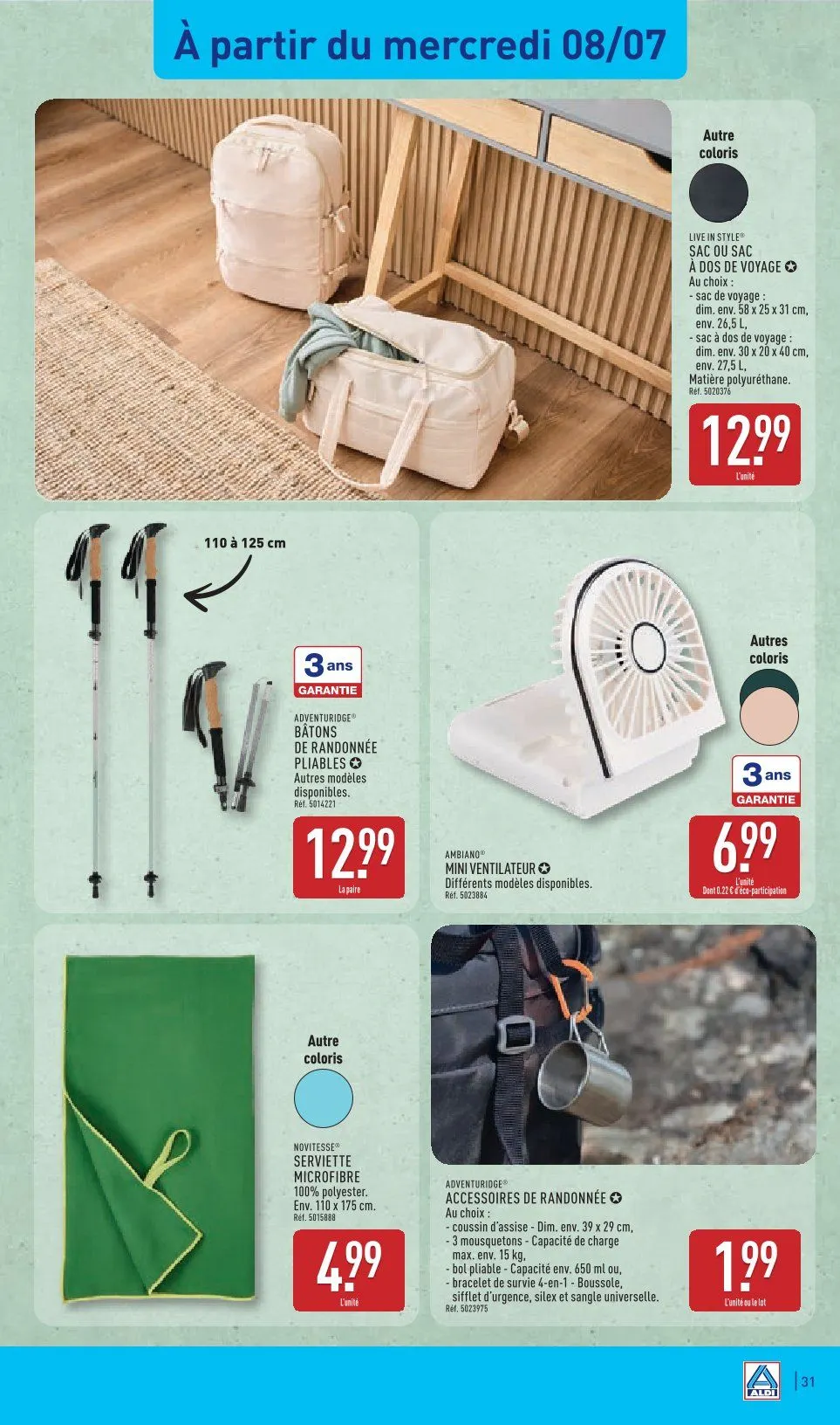  Catalogues ALDI du 7 juillet au 13 juillet 2026 - Catalogue page 33