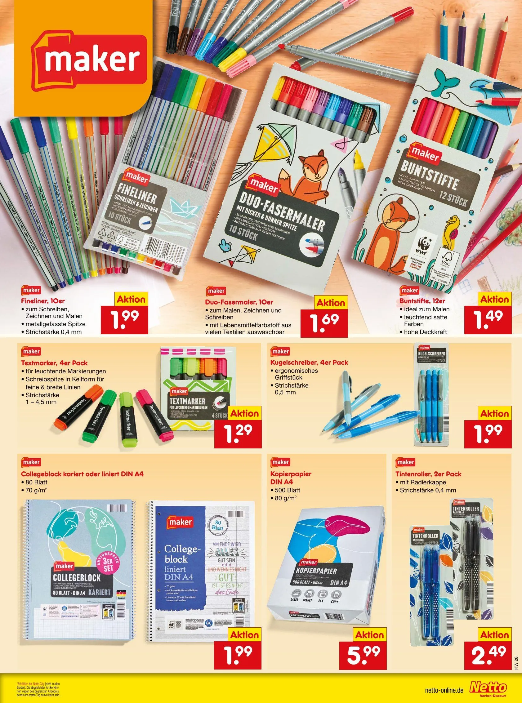 Netto Marken-Discount Folder van 6 juli tot 12 juli 2026 - Folder pagina 33