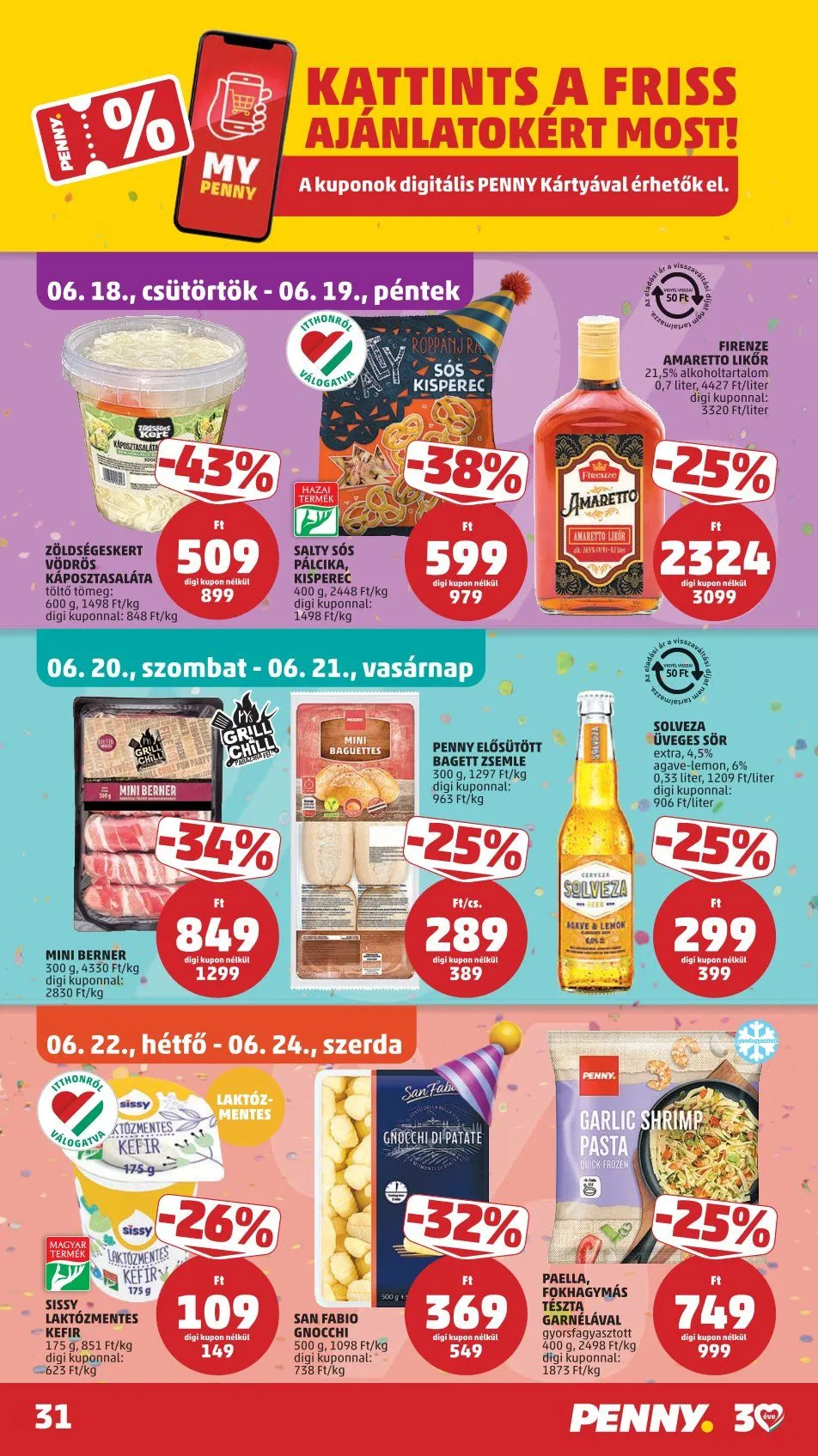 Katalógus  Penny Market legfrissebb ajánlatai június 18.-tól június 24.-ig 2026. - Oldal 33