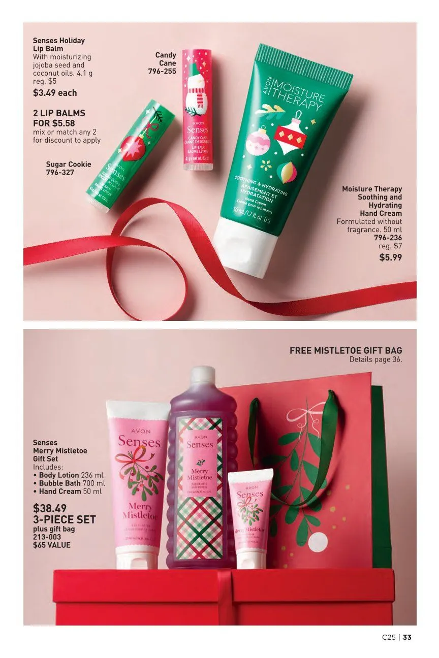 Avon Sales from December 1 to December 31 2025 - flyer page 33