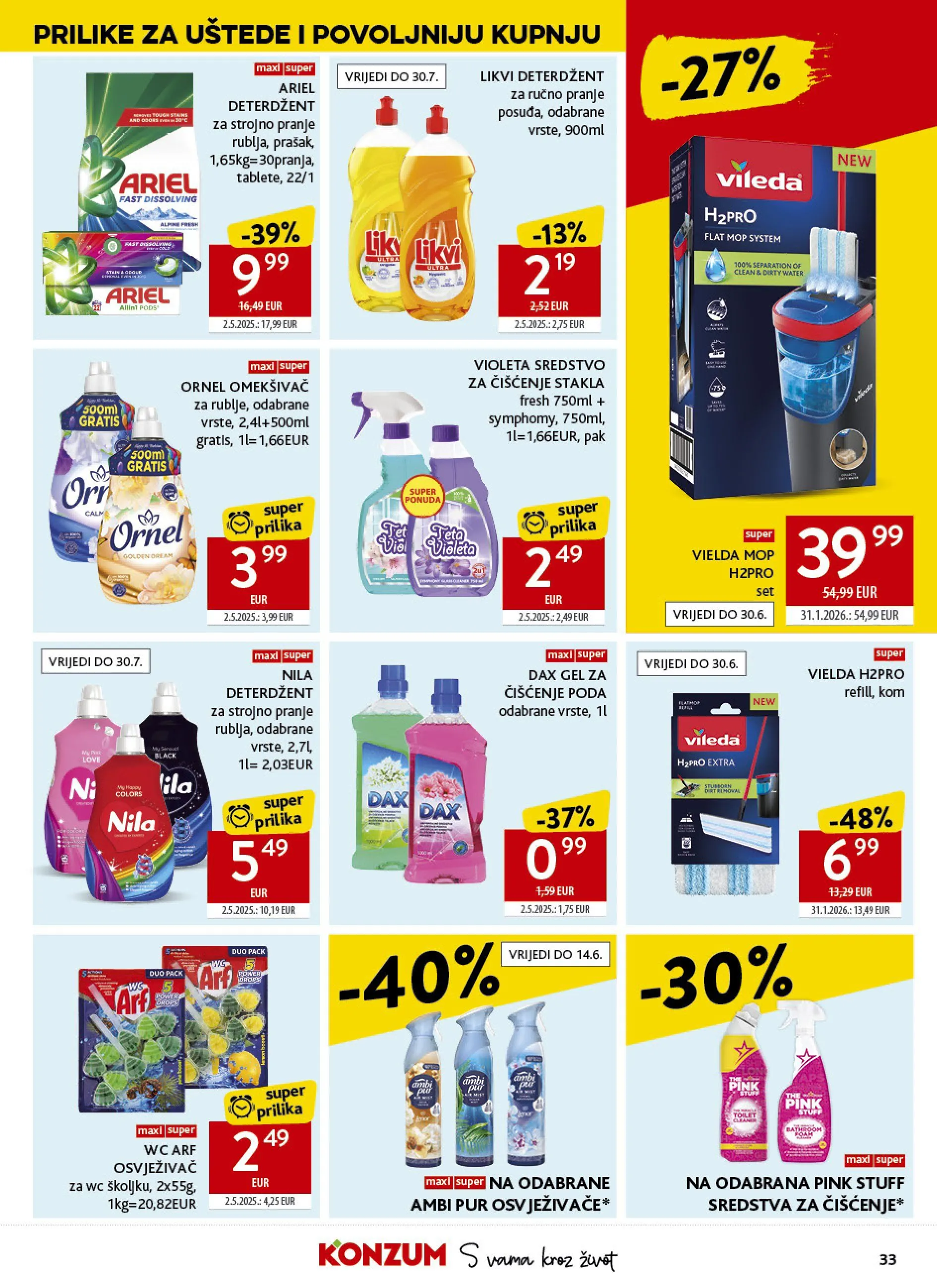 Katalog Konzum od 3. lipnja do 9. lipnja 2026. - Pregled Stranica 33
