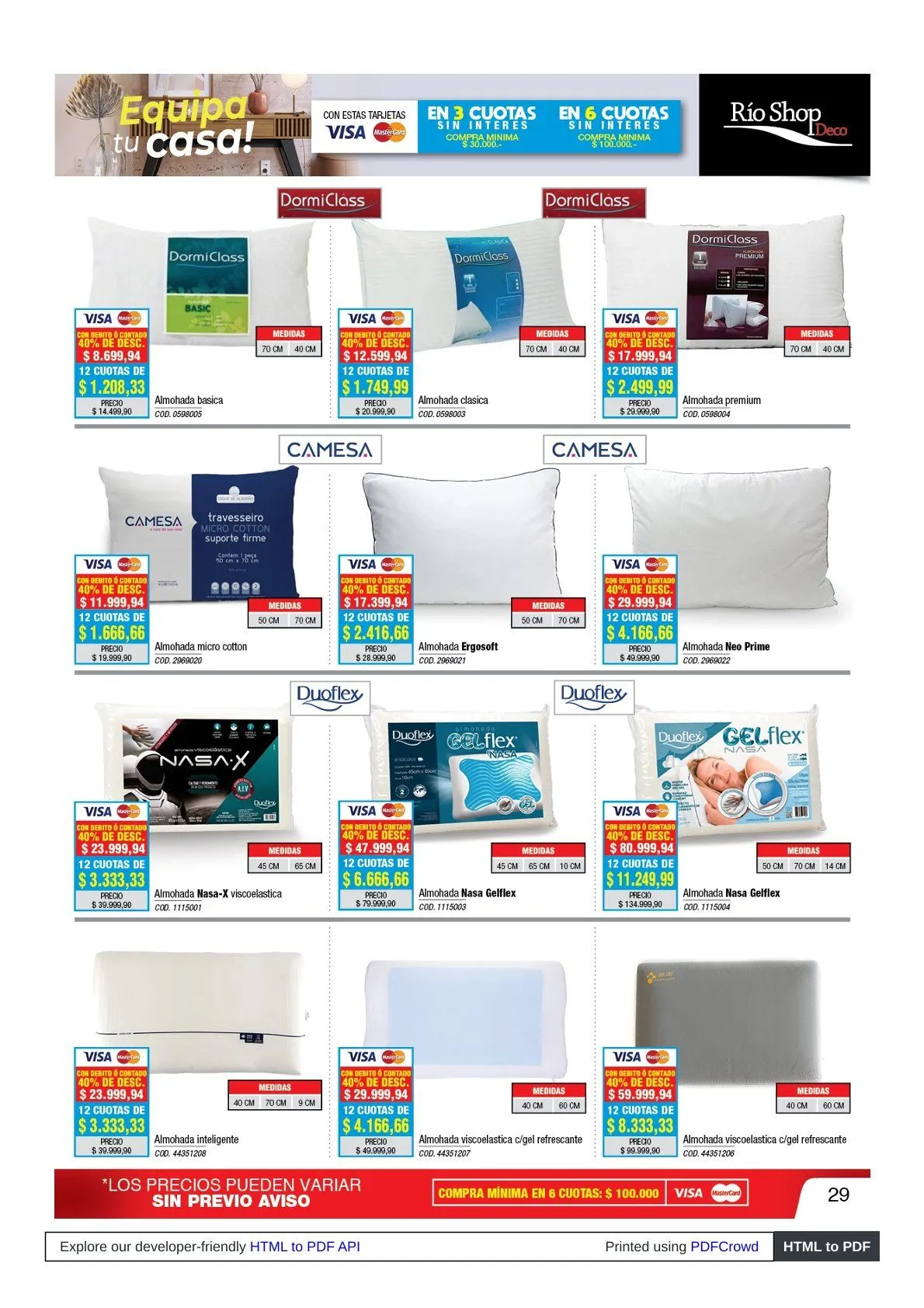 Ofertas de Ofertas Río Shop Deco 30 de marzo al 30 de abril 2026 - Página 29 del catálogo