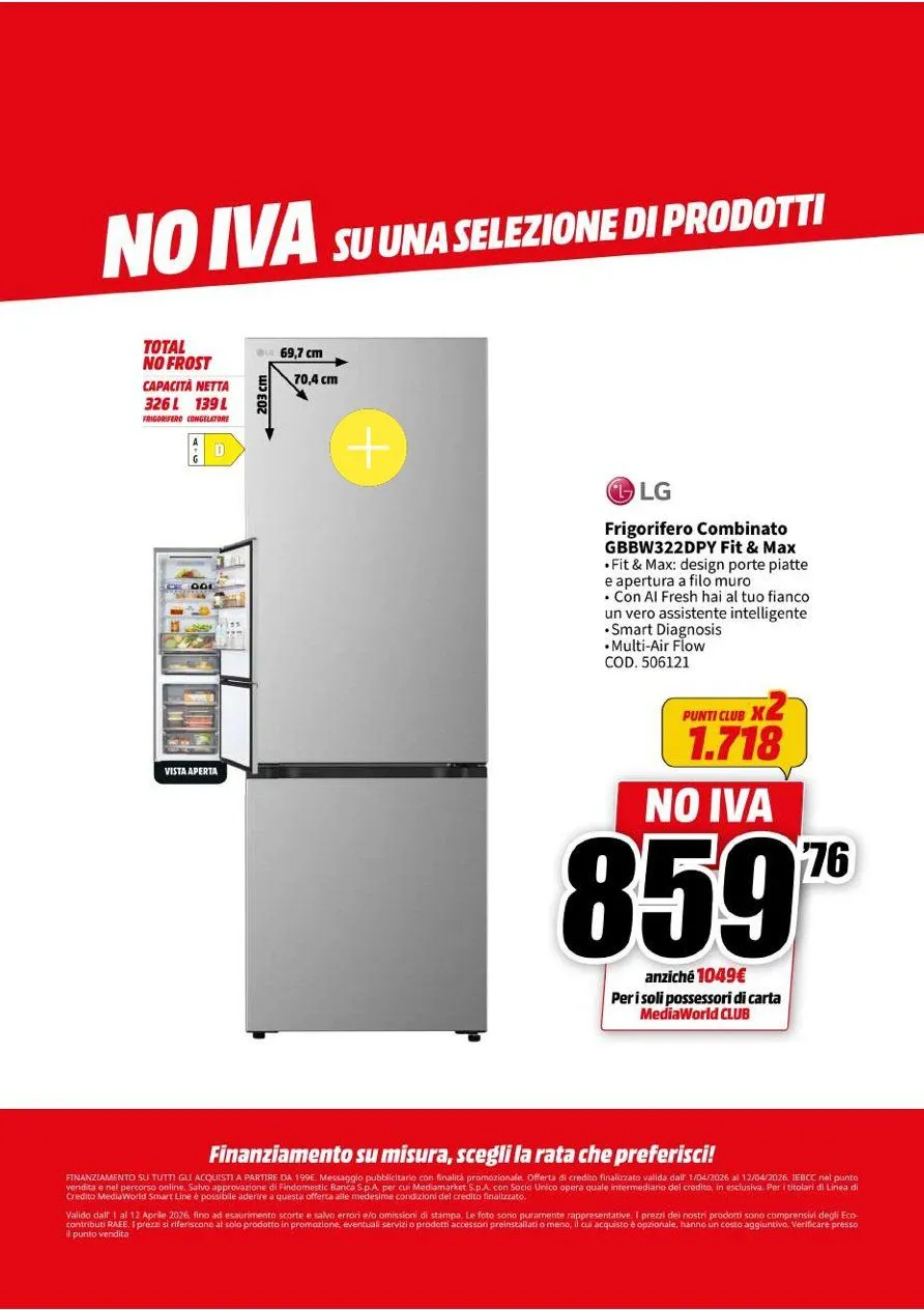 Volantini MEDIAWORLD da 1 aprile a 12 aprile di 2026 - Pagina del volantino 33