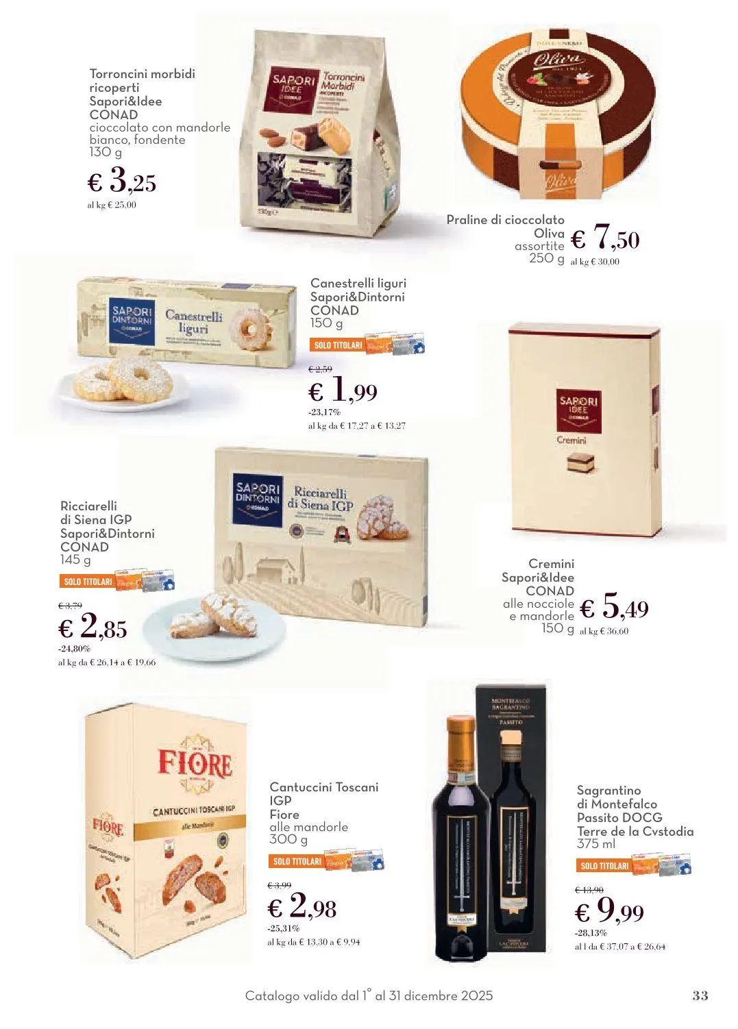 Conad Volantino da 1 dicembre a 31 dicembre di 2025 - Pagina del volantino 33