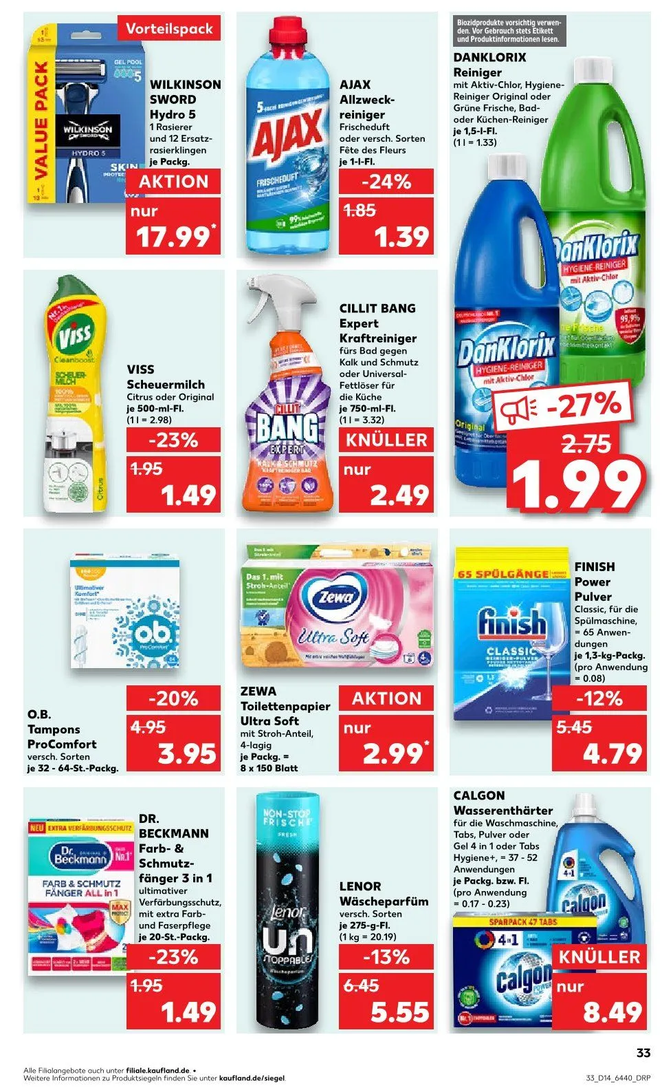 Kaufland Prospekt von 3. April bis 9. April 2025 - Prospekt seite 33