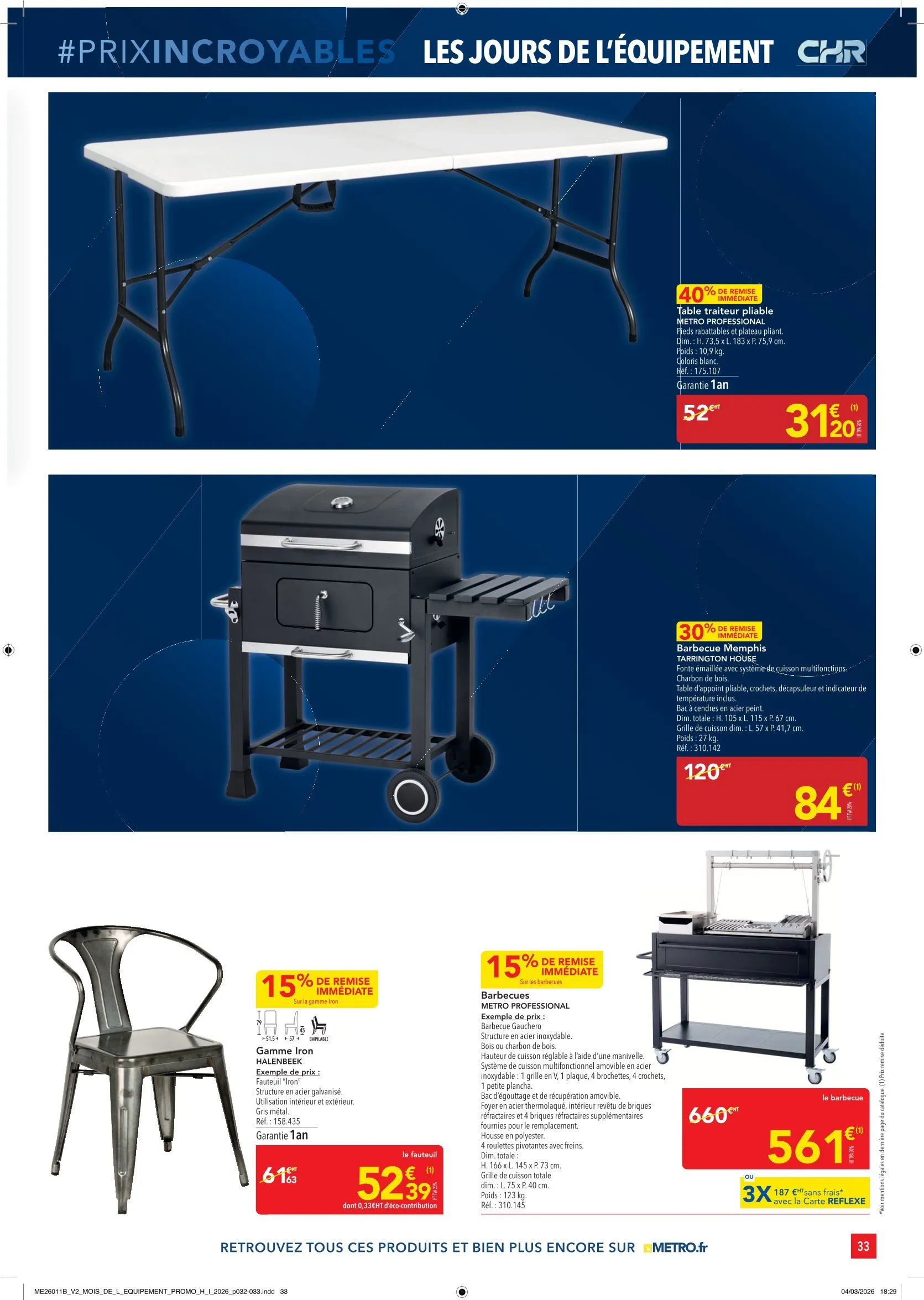 Catalogues Metro FR du 26 mars au 20 mai 2026 - Catalogue page 33