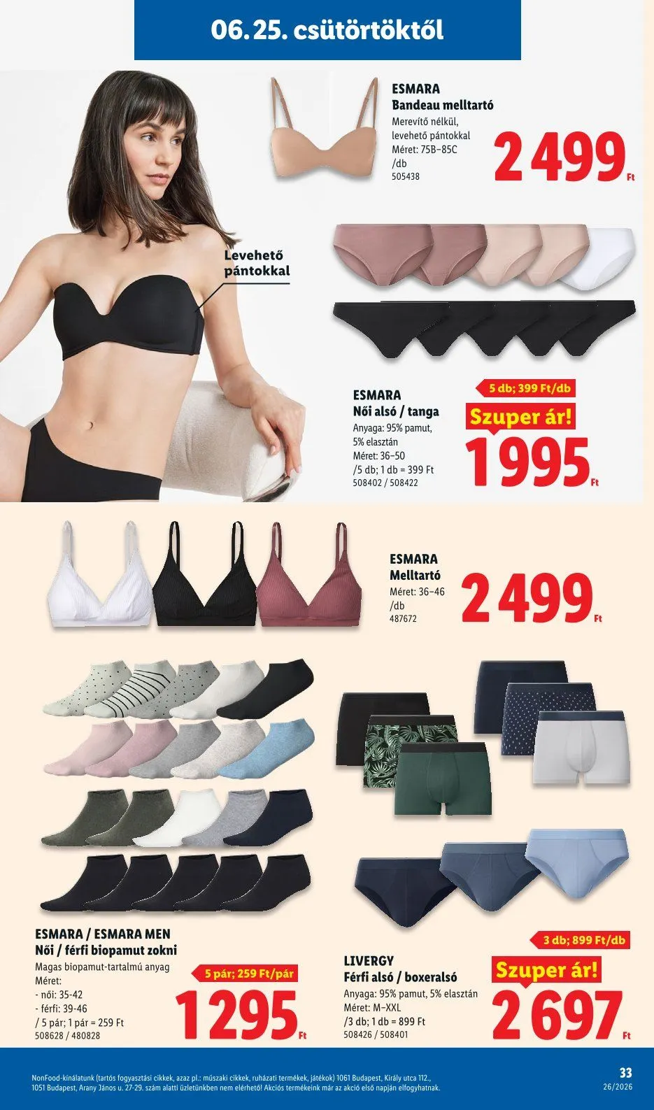 Katalógus Lidl legfrissebb ajánlatai június 25.-tól július 7.-ig 2026. - Oldal 33