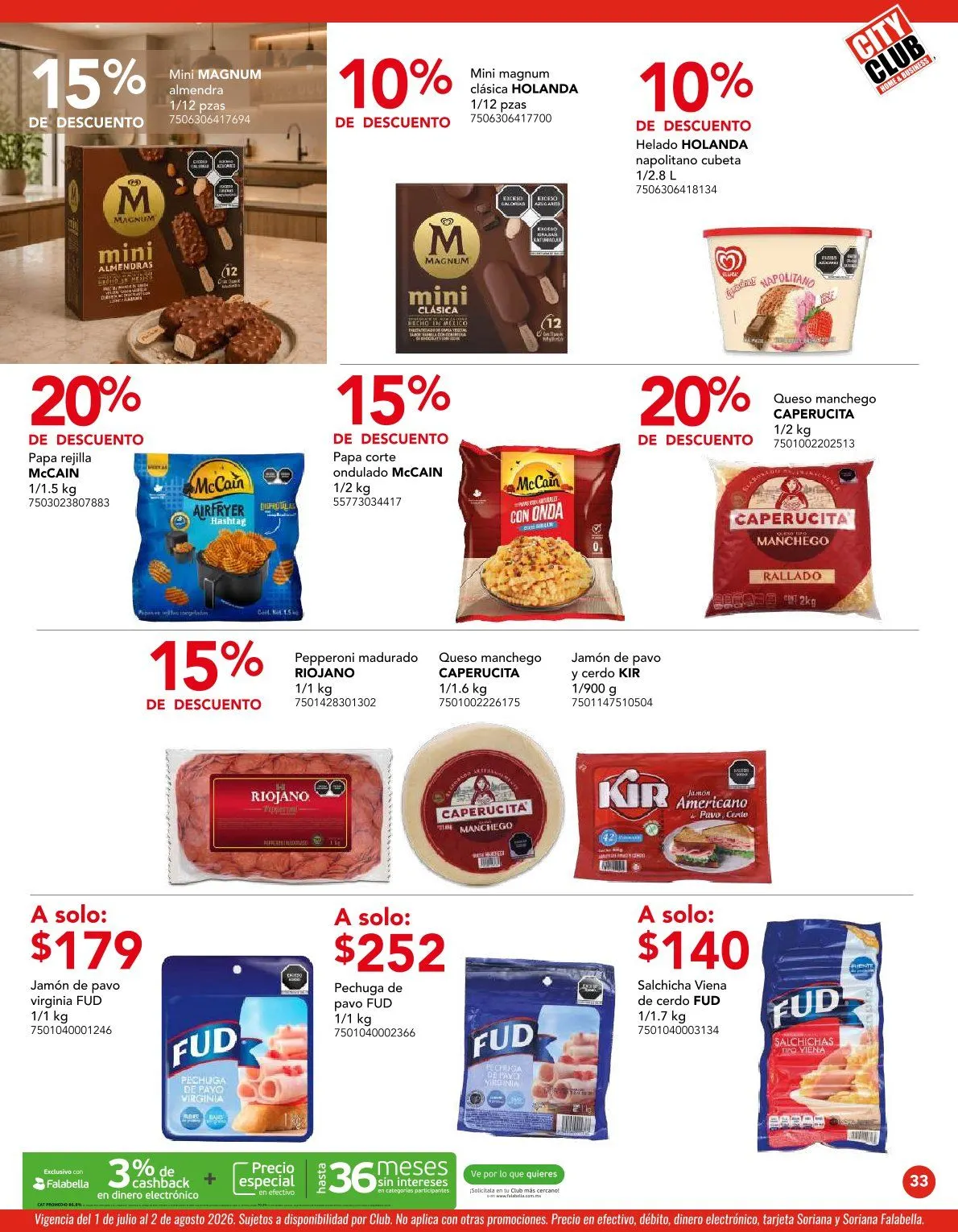 Catálogo de City Club Ofertas 1 de julio al 31 de julio 2026 - Pagina 33