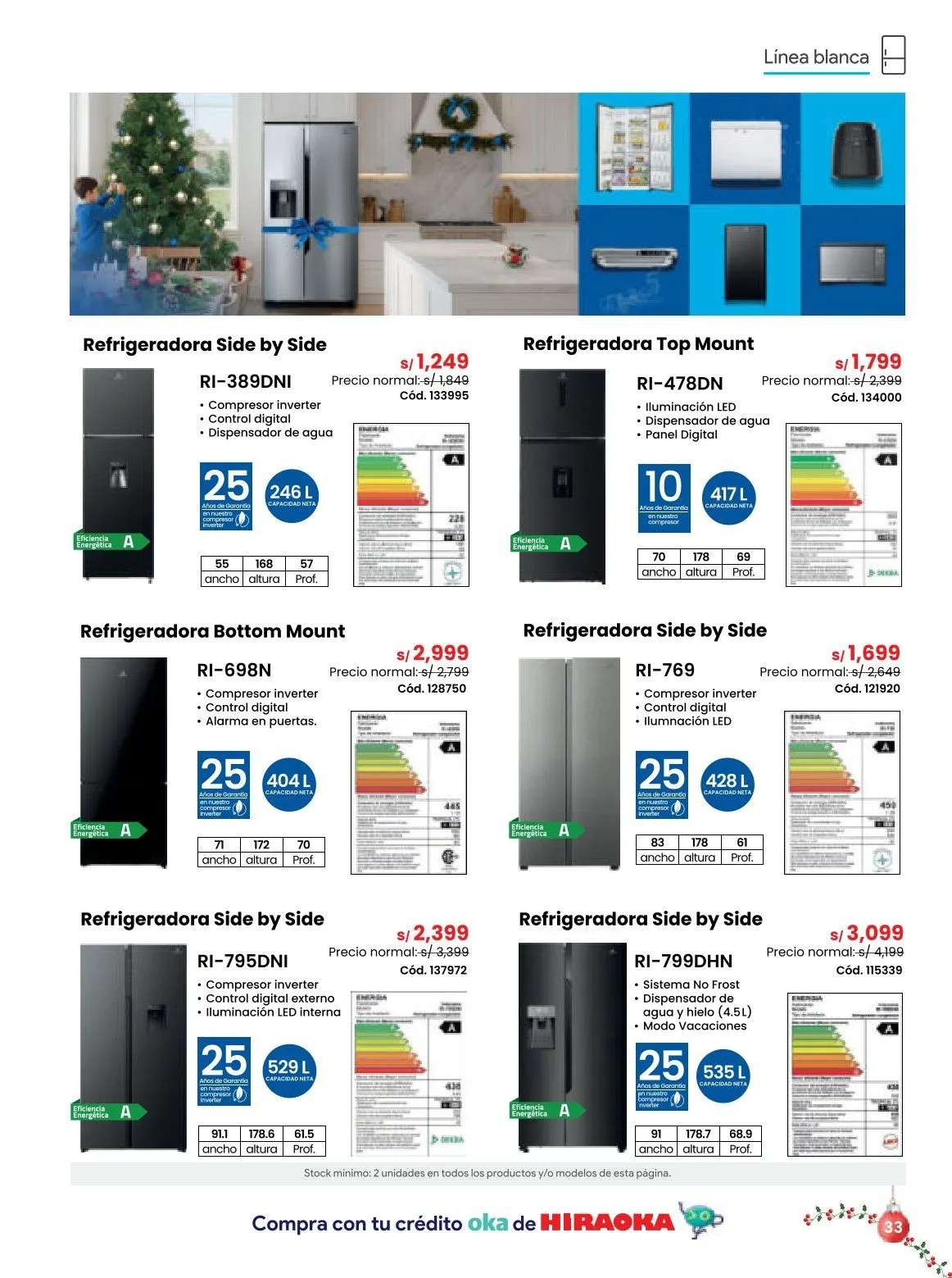 Catalogo de Hiraoka Ofertas 9 de diciembre al 31 de diciembre 2025 - Pag 33