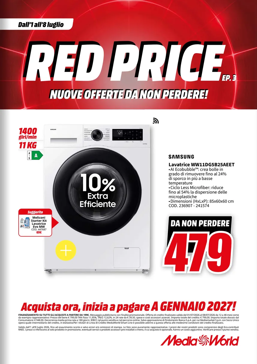 Volantini MEDIAWORLD da 1 luglio a 8 luglio di 2026 - Pagina del volantino 33