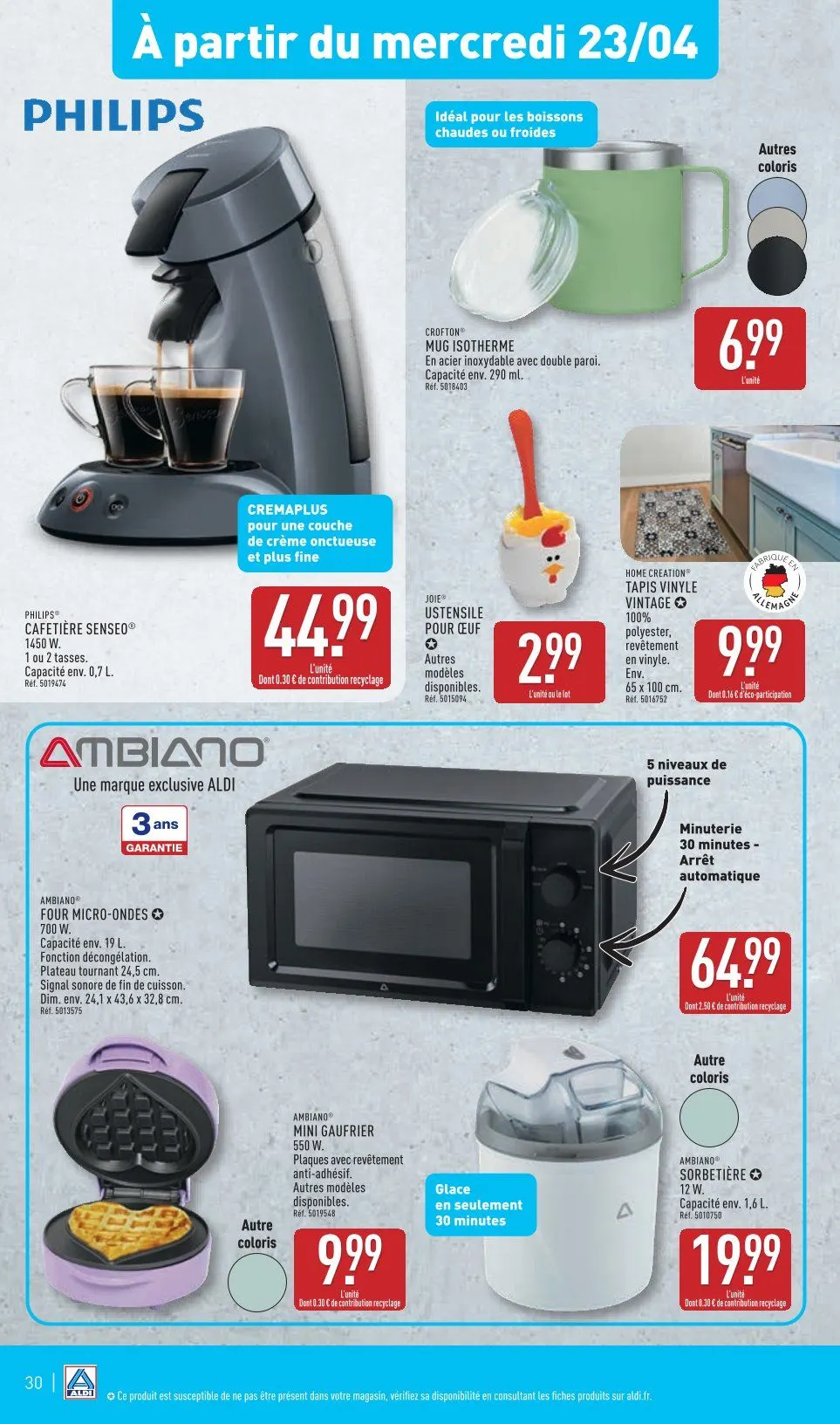 ALDI Promos du 23 avril au 28 avril 2025 - Catalogue page 33