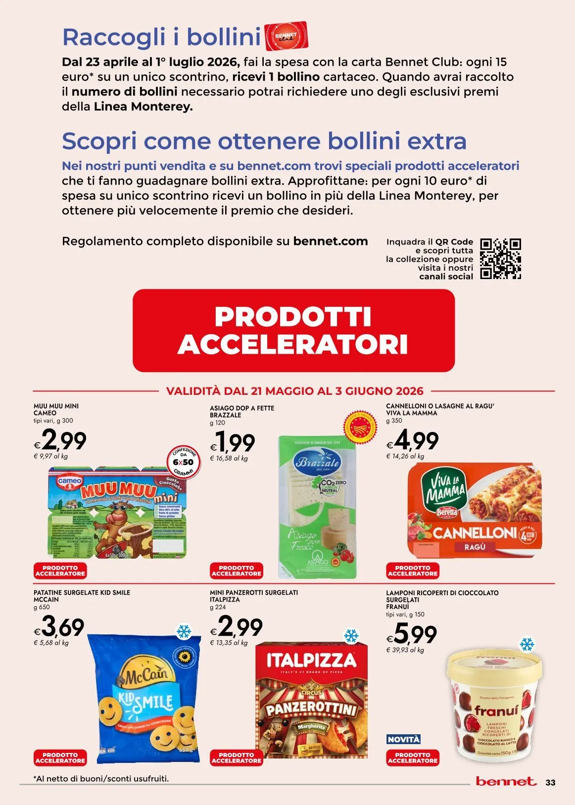 Volantini bennet da 21 maggio a 3 giugno di 2026 - Pagina del volantino 33