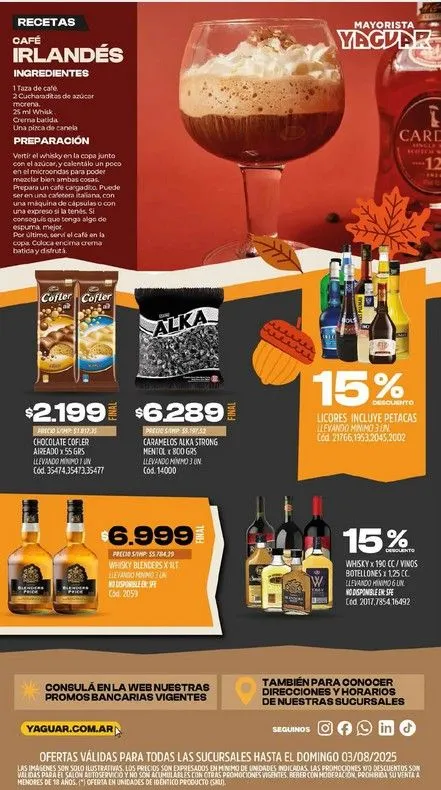 Ofertas de Ofertas Yaguar 28 de julio al 3 de agosto 2025 - Página 32 del catálogo