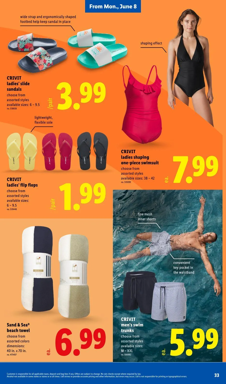 Weekly promotion Lidl Sales spanning from June 3 to June 9 2026 - Page 33 for Catalogue 365