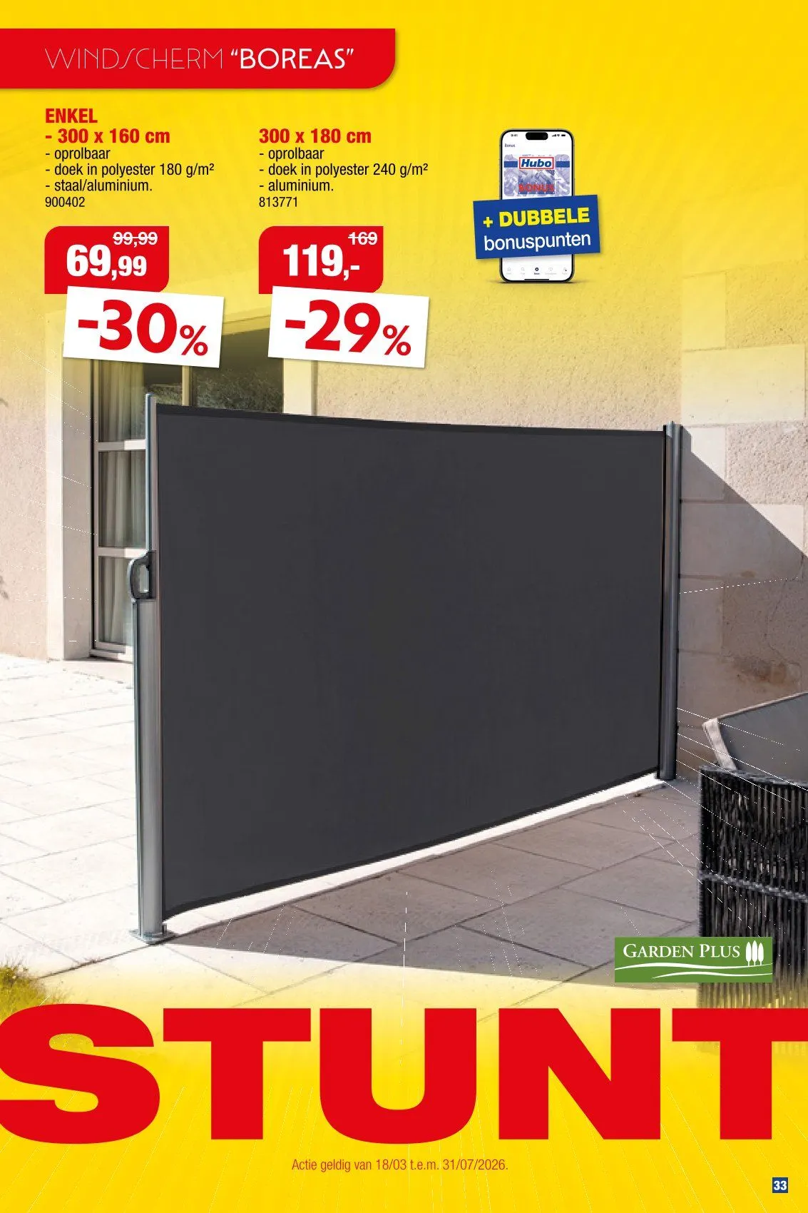 Hubo folders van 18 maart tot 31 juli 2026 - Folder pagina 33