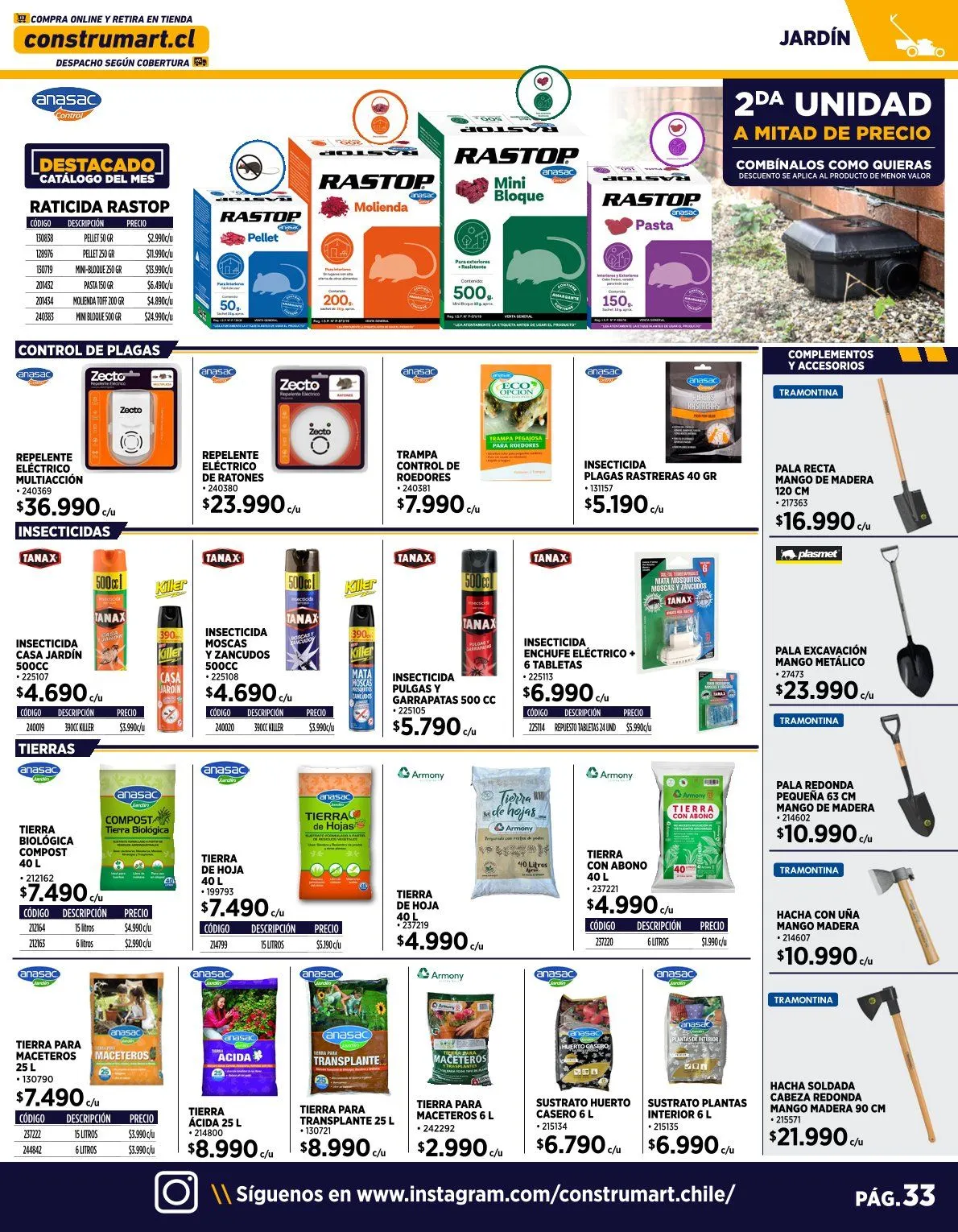 Catálogo de Ofertas en Construmart - Los últimos catálogos 1 de agosto al 31 de agosto 2025 - Página 33