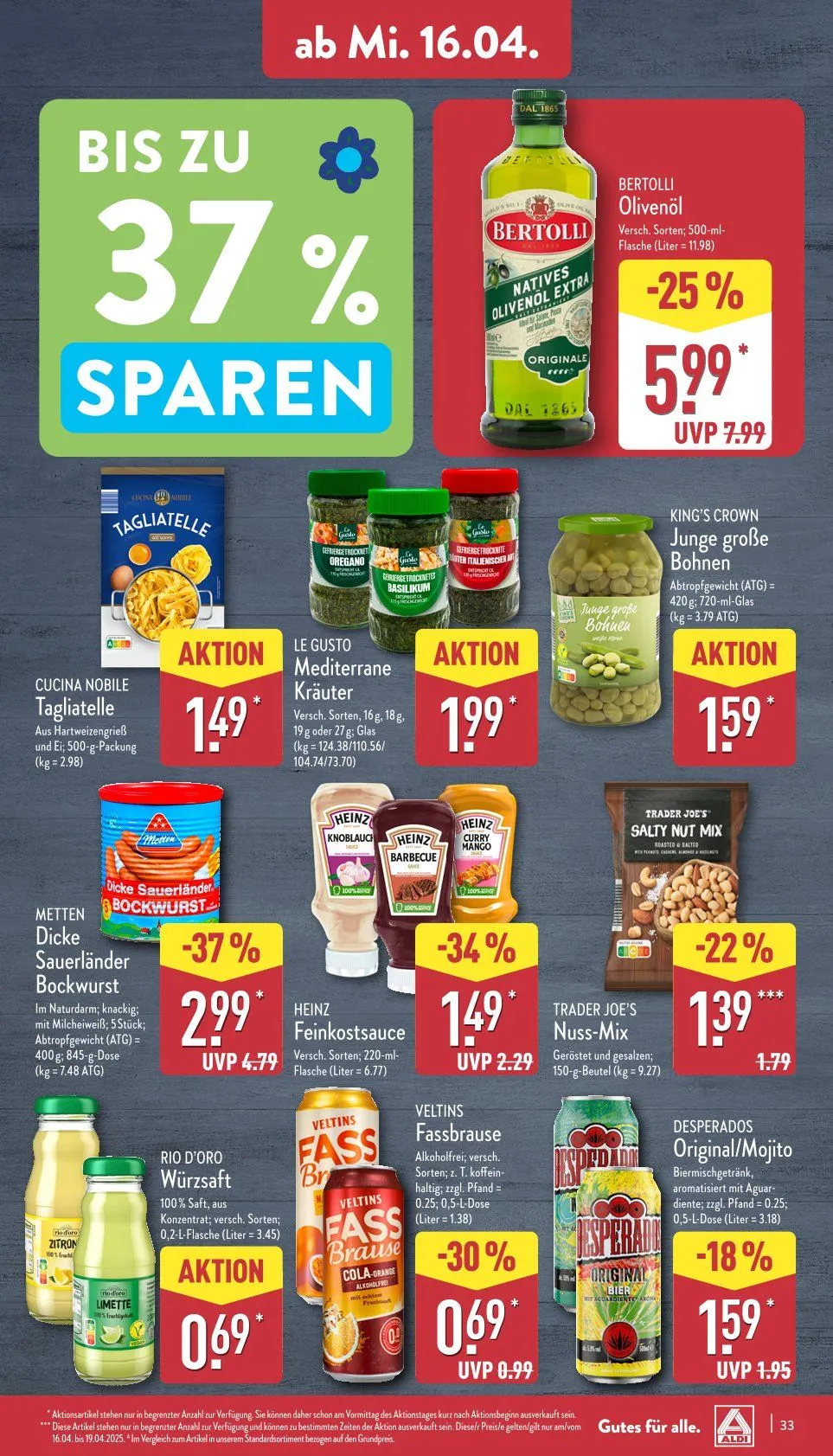 ALDI Aktuell Angebote von 14. April bis 19. April 2025 - Prospekt seite 31