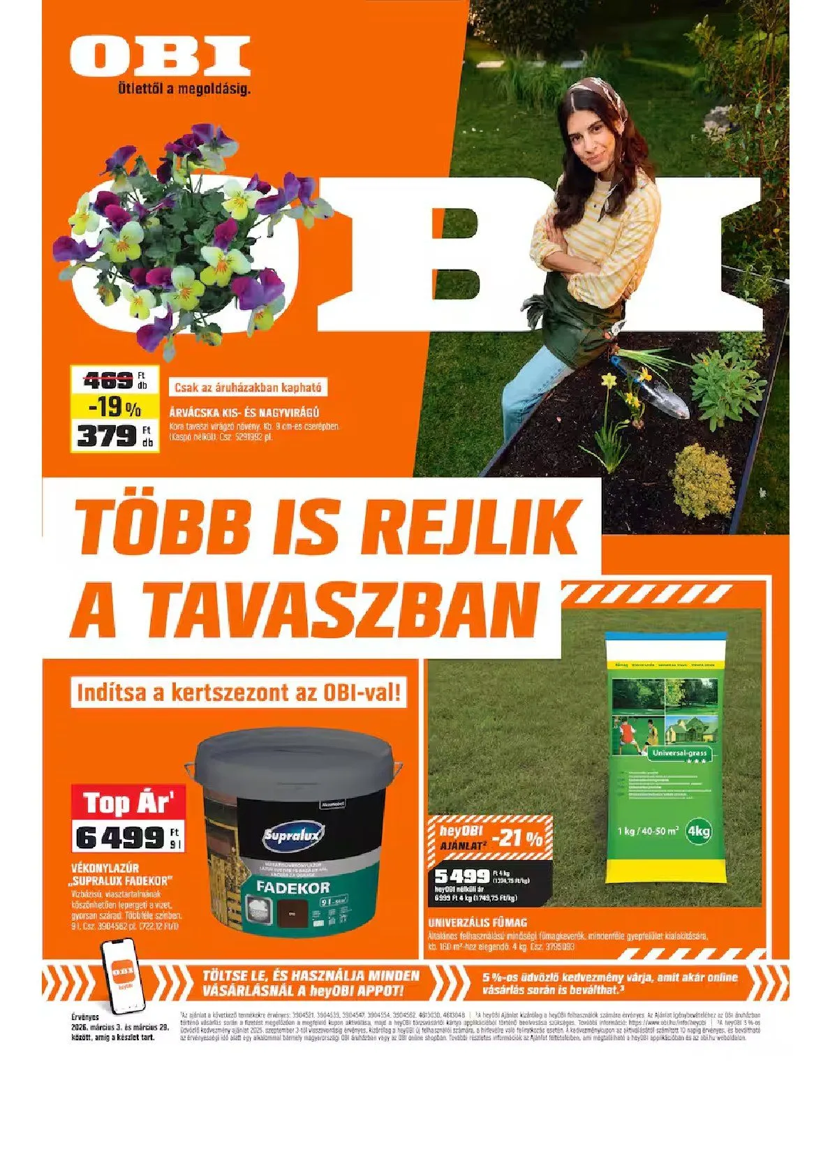 Katalógus OBI legfrissebb ajánlatai március 9.-tól március 29.-ig 2026. - Oldal 33