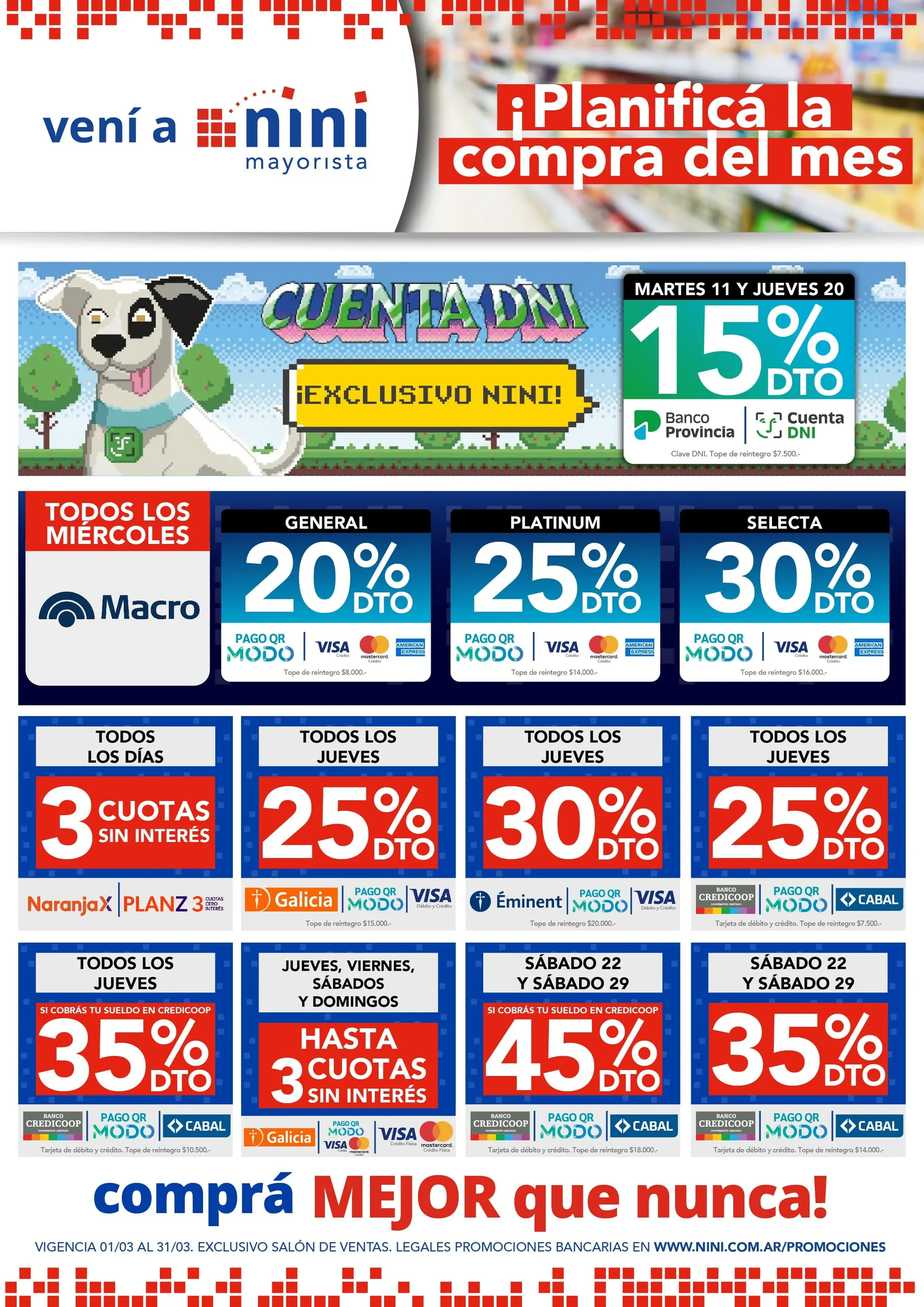 Ofertas de Nini Mayorista 10 de marzo al 16 de marzo 2025 - Página 33 del catálogo