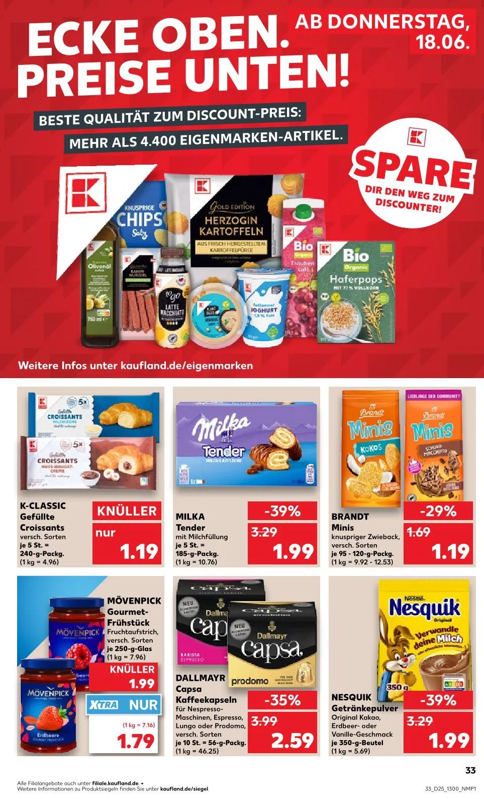 Kaufland Prospekte  von 18. Juni bis 24. Juni 2026 - Prospekt seite 33