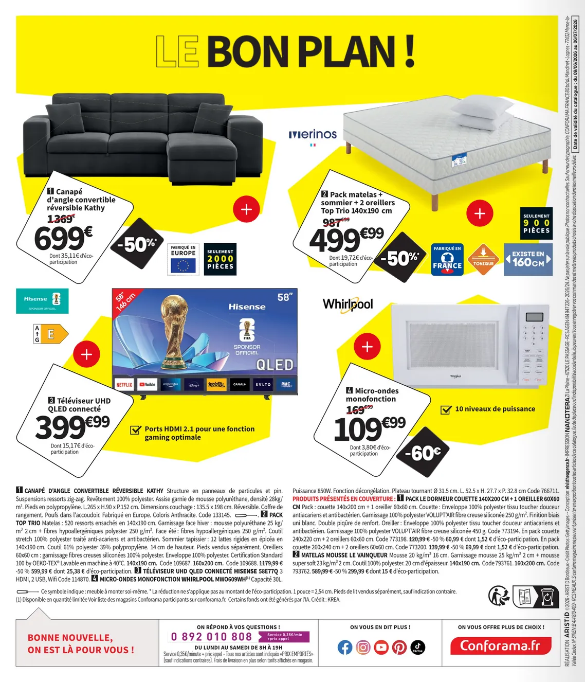 Catalogues Conforama du 9 juin au 6 juillet 2026 - Catalogue page 33