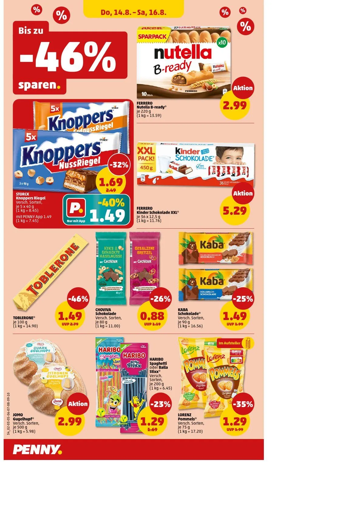 Penny Prospekte von 11. August bis 16. August 2025 - Prospekt seite 34