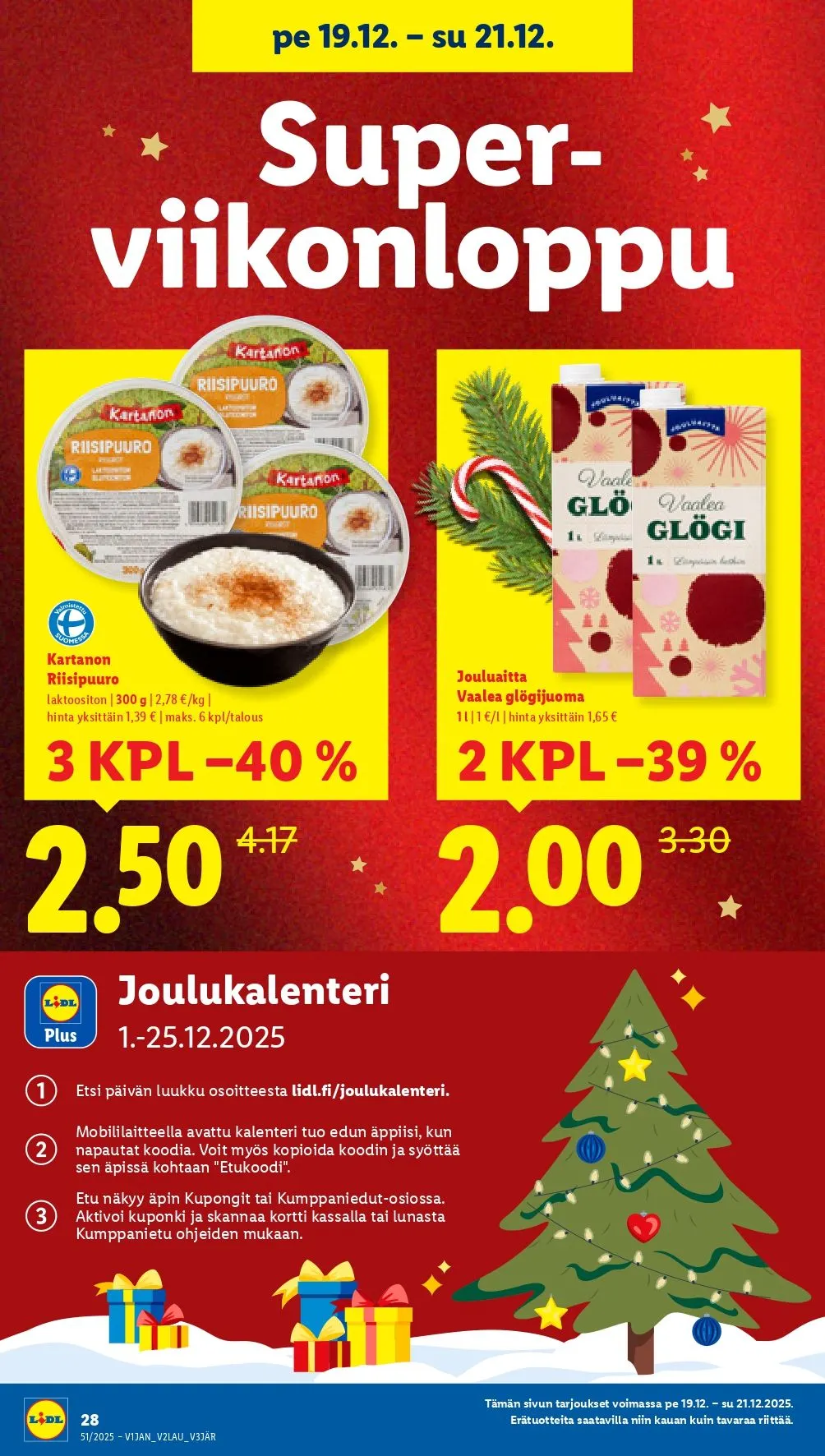Kaupan Lidl tarjoukset voimassa alkaen 18. joulukuuta - 24. joulukuuta 2025 - Tarjouslehti sivu 34