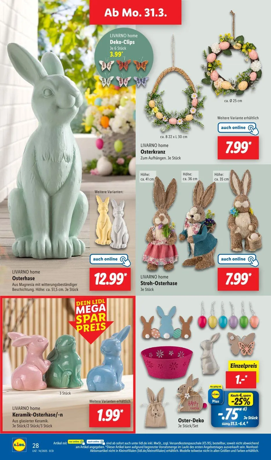 Lidl Prospekt von 31. März bis 15. April 2025 - Prospekt seite 32