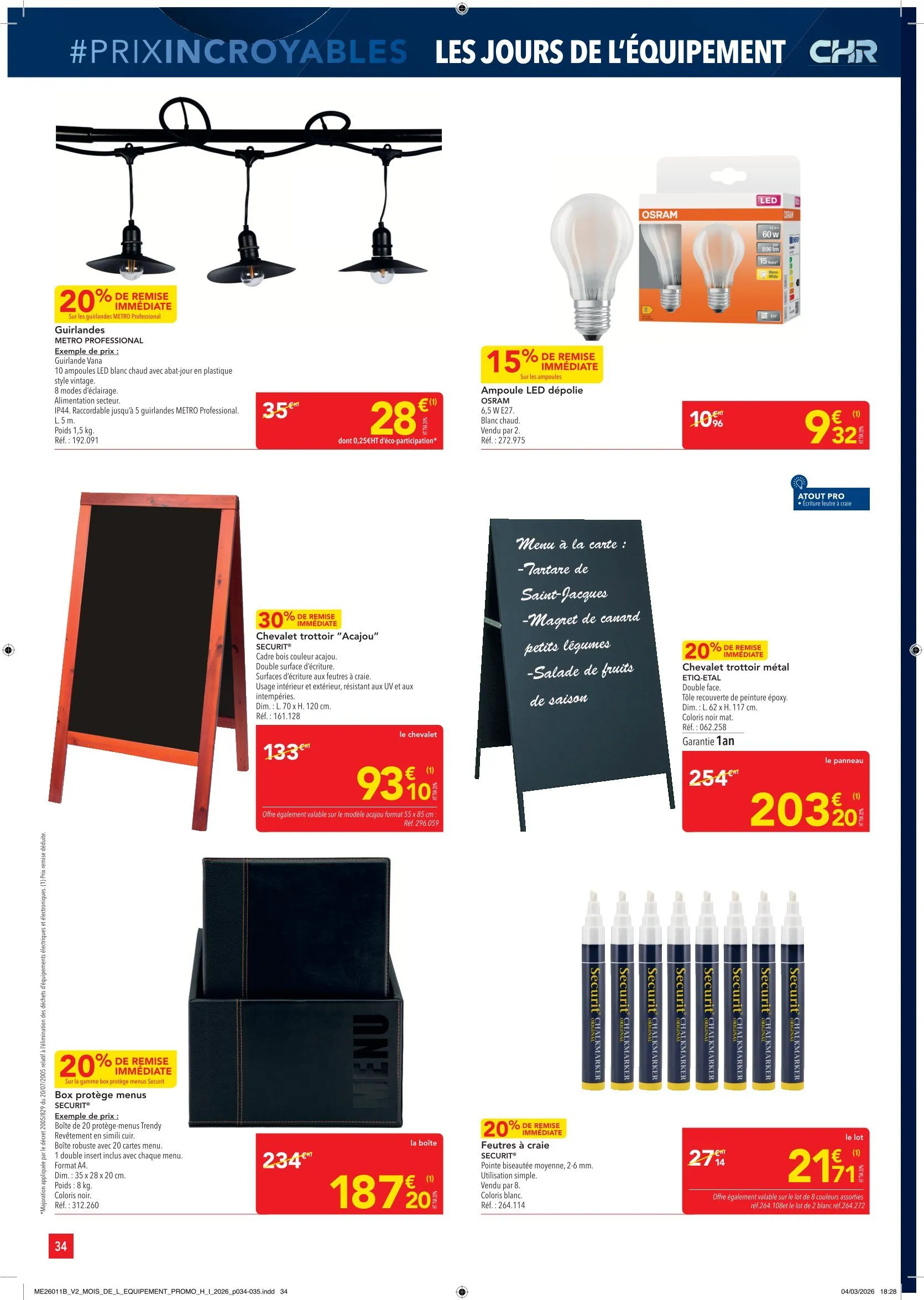 Catalogues Metro FR du 26 mars au 20 mai 2026 - Catalogue page 34