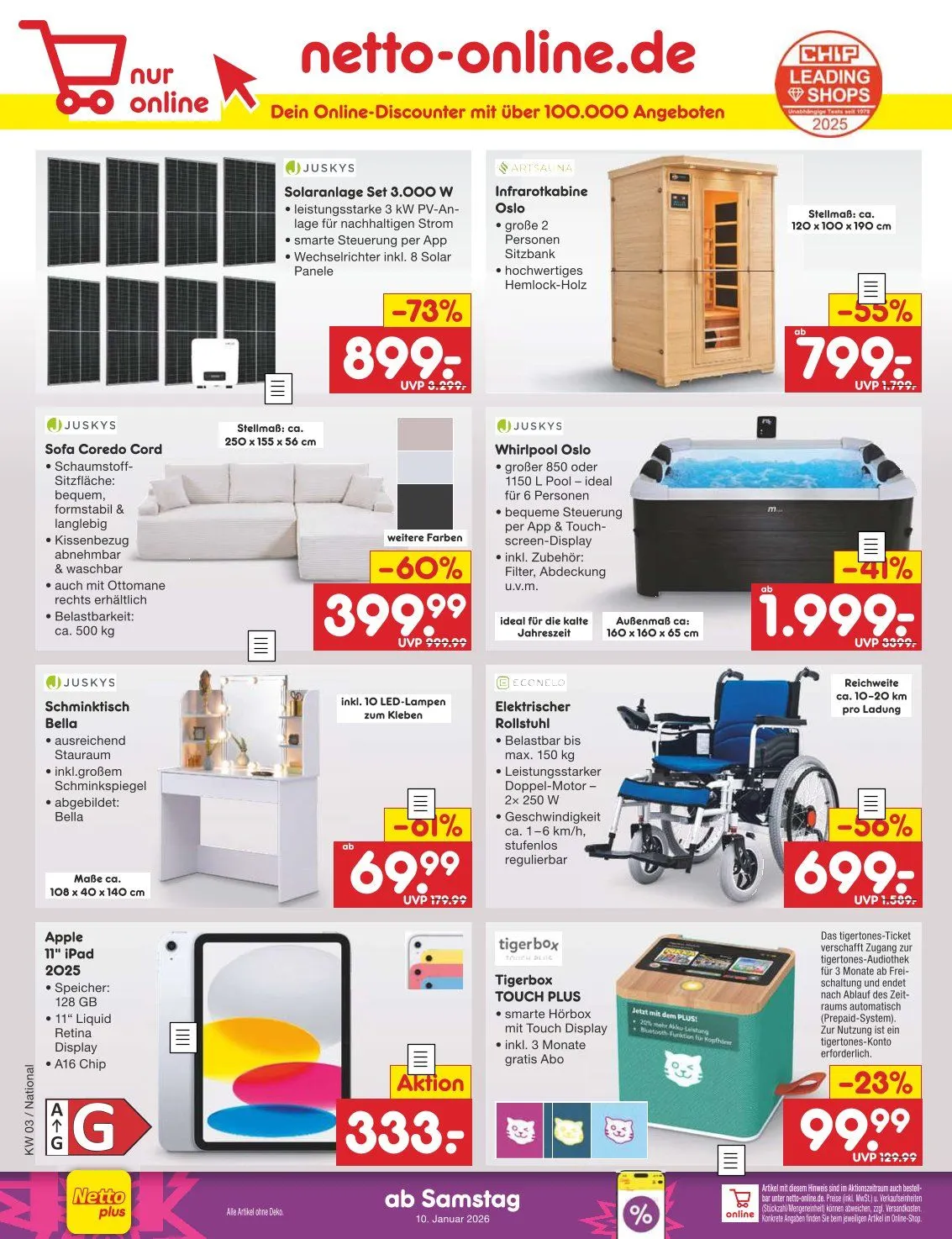 Netto Marken-Discount Angebote von 12. Januar bis 17. Januar 2026 - Prospekt seite 34