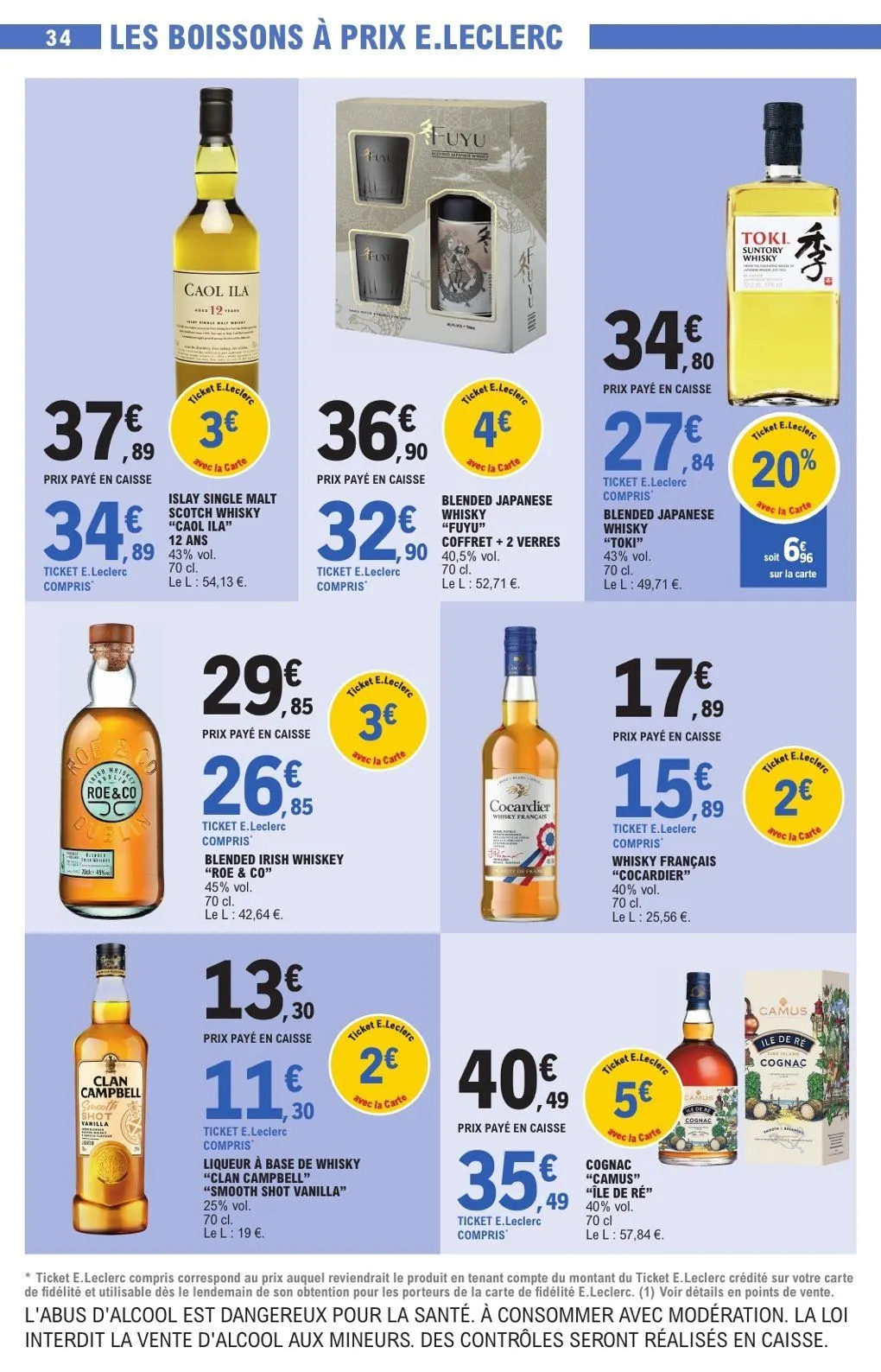 Catalogues E.Leclerc du 16 juin au 20 juin 2026 - Catalogue page 34