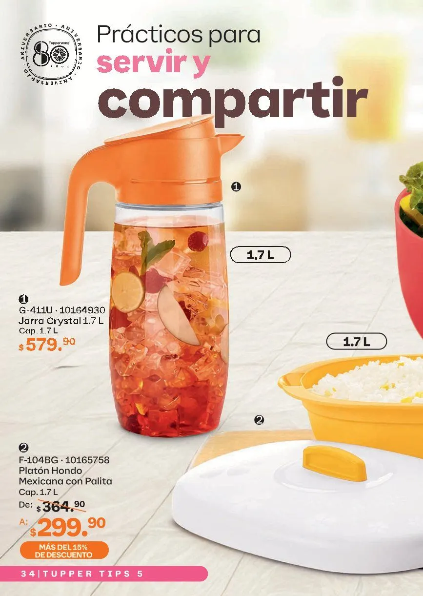 Catálogo de Tupperware Ofertas 17 de abril al 20 de mayo 2026 - Pagina 34