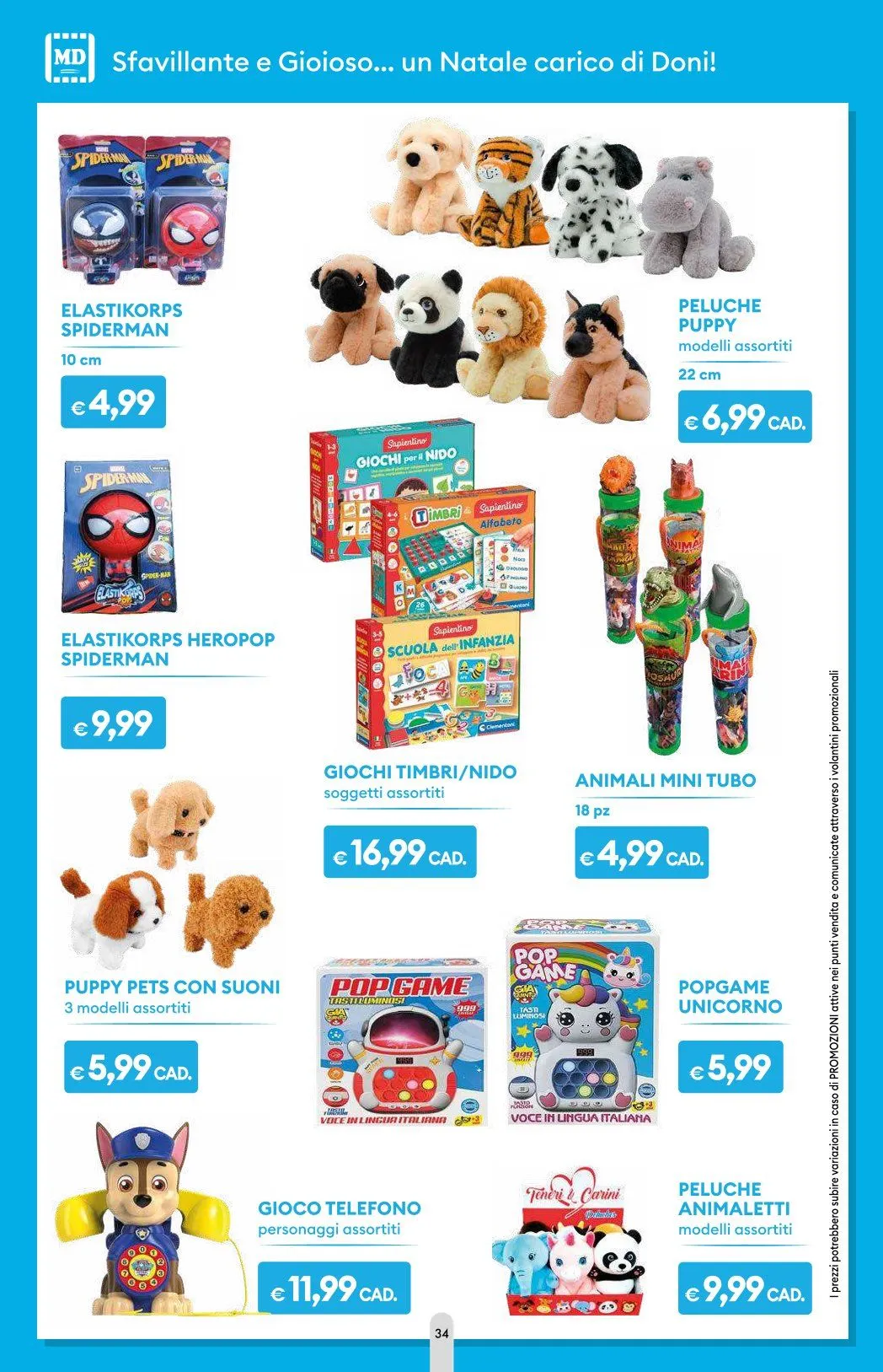 MD Discount Volantino  da 15 dicembre a 31 dicembre di 2025 - Pagina del volantino 34