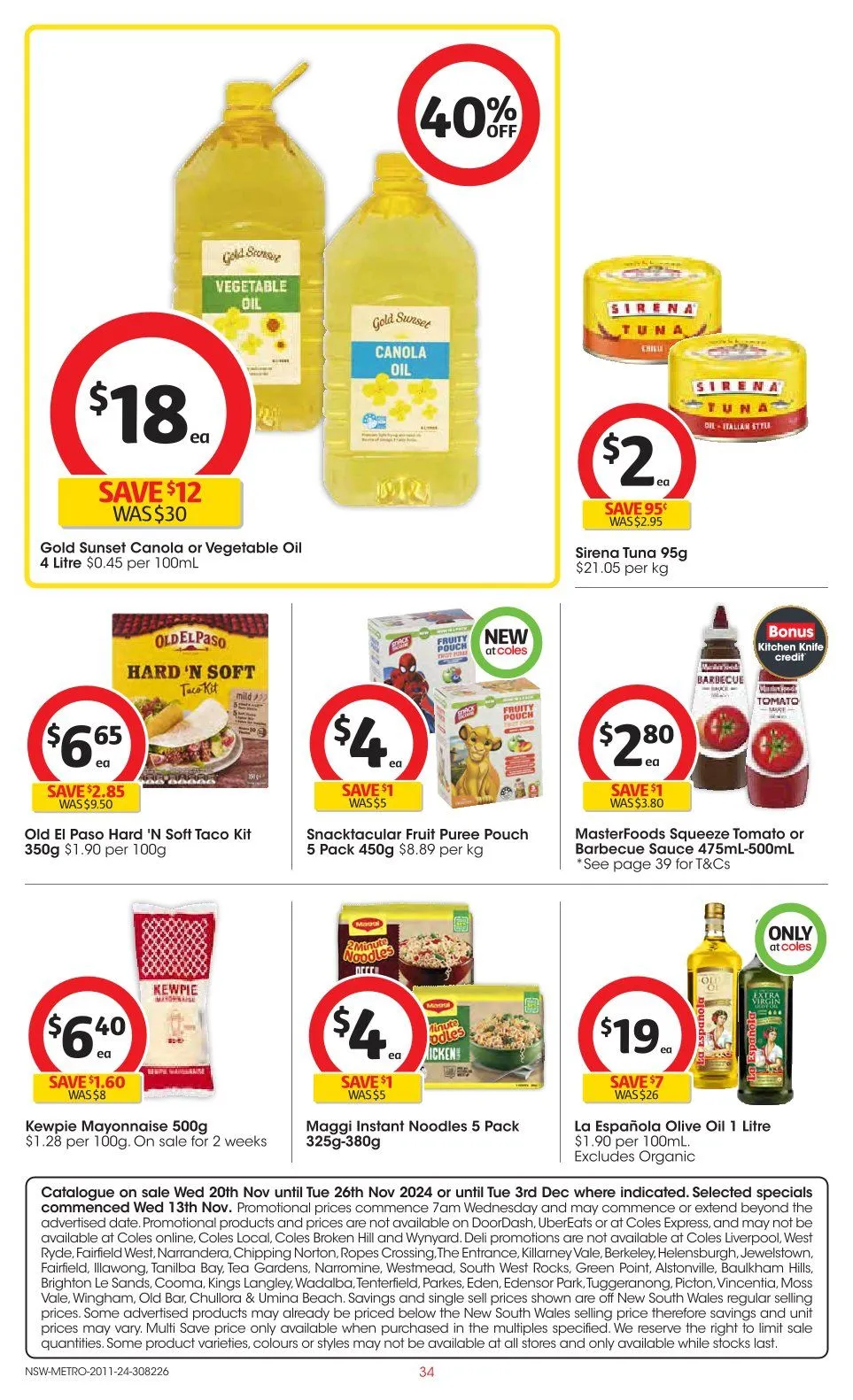 Coles Weekly Ad - Catalogue valid from 20 November to 26 November 2024 - page 34