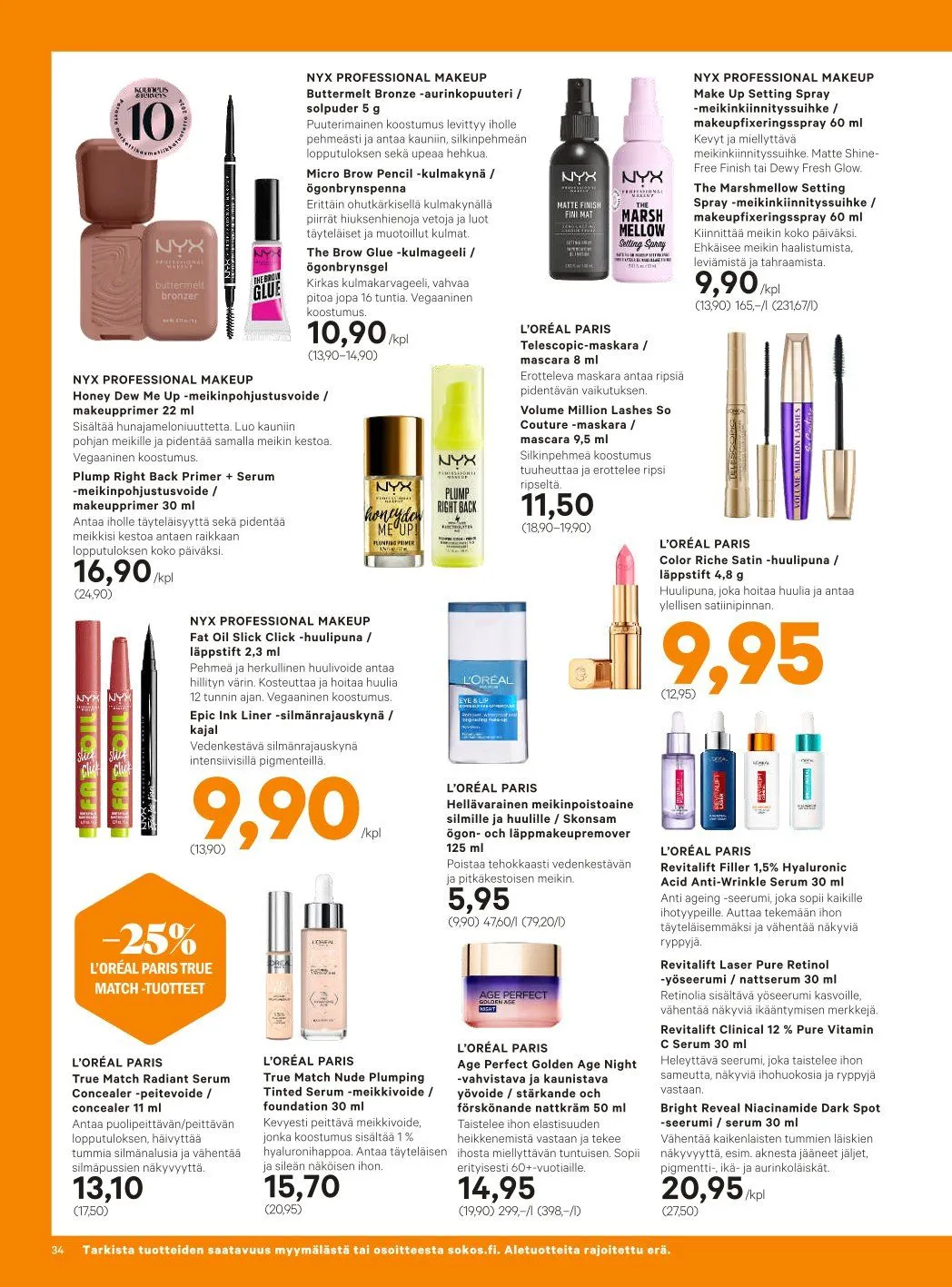 Sokos Tarjoukset voimassa alkaen 8. tammikuuta - 19. tammikuuta 2025 - Tarjouslehti sivu 34