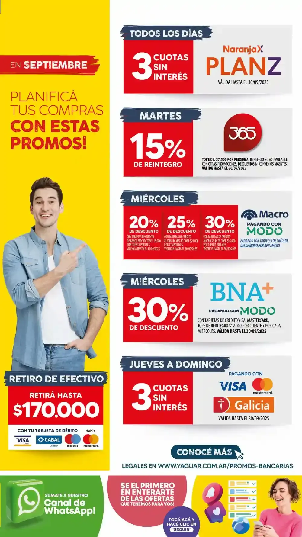 Ofertas de  Ofertas Yaguar - Últimos catálogos 8 de septiembre al 15 de septiembre 2025 - Página 33 del catálogo