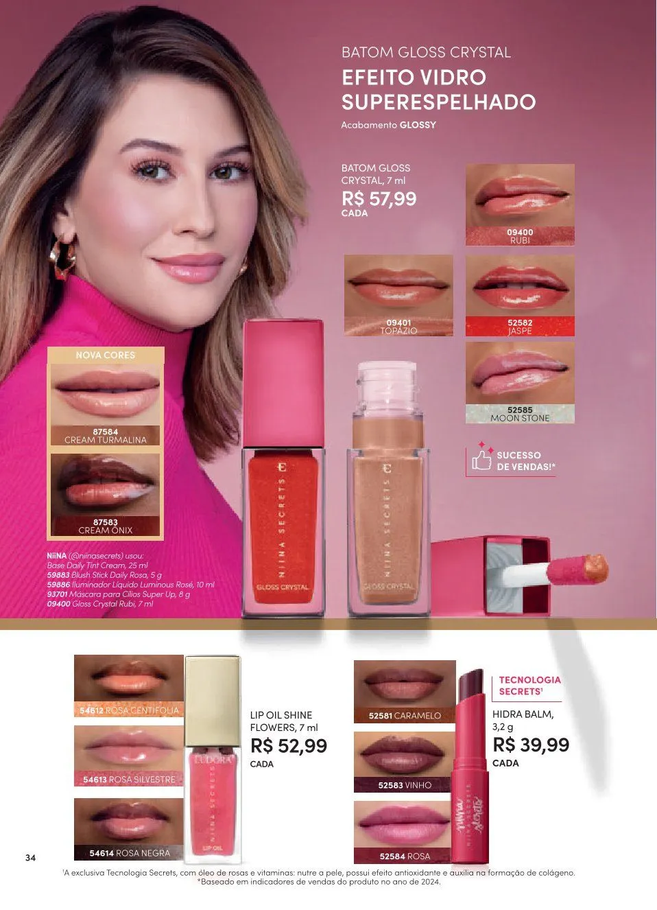 Encarte de Catalogo 6 de outubro até 31 de outubro 2025 - Pagina 34