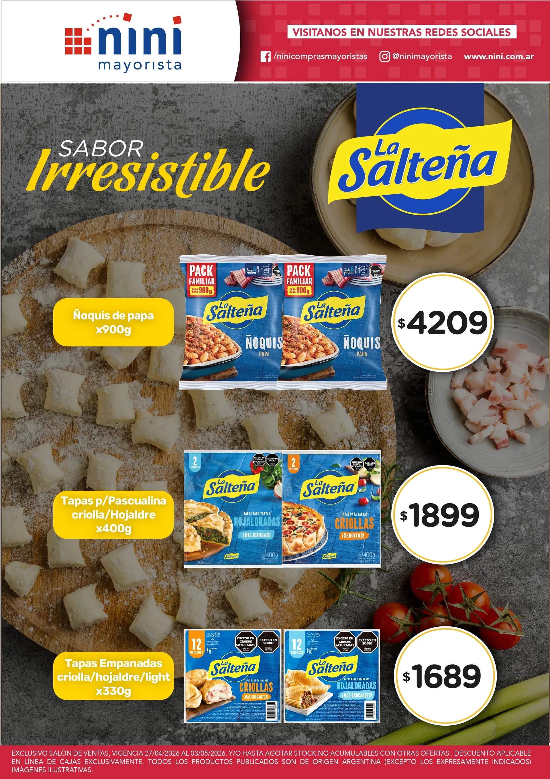 Ofertas de  Nini Mayorista Ofertas 27 de abril al 3 de mayo 2026 - Página 34 del catálogo