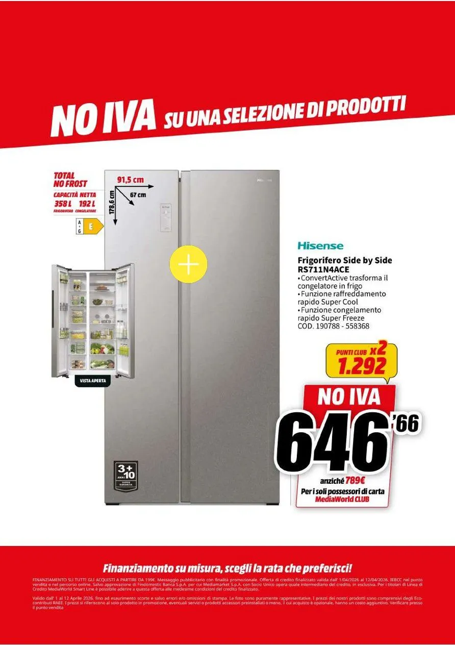 Volantini MEDIAWORLD da 1 aprile a 12 aprile di 2026 - Pagina del volantino 34