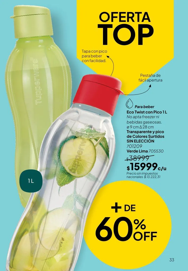 Ofertas de  Ofertas Tupperware  9 de junio al 30 de junio 2026 - Página 33 del catálogo