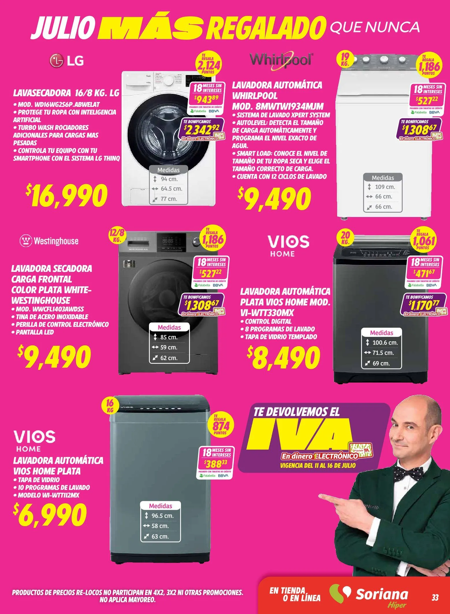 Catálogo de Soriana catálogos  15 de julio al 17 de julio 2025 - Pagina 34